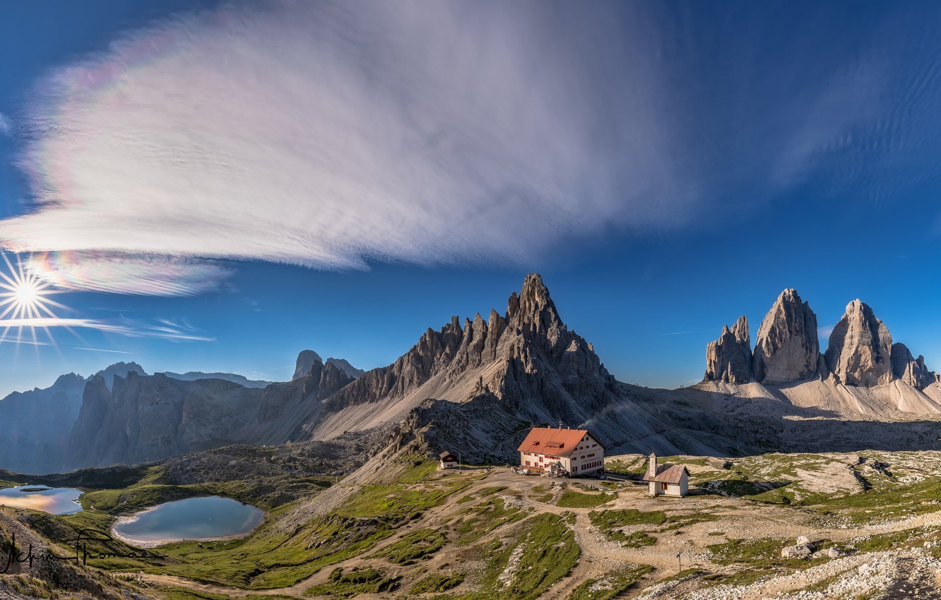 Tre Cime Di Lavaredo Dolomites Italy Wallpapers