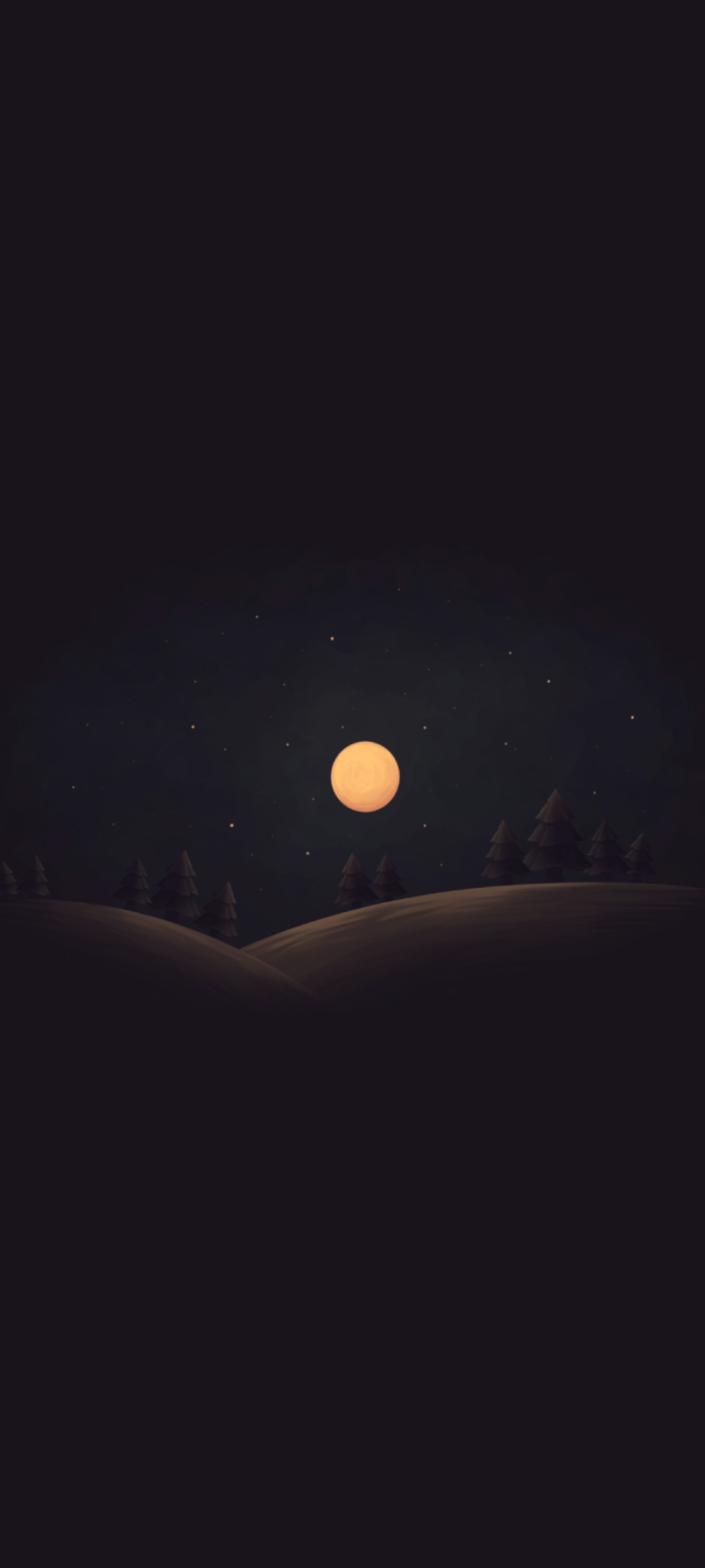 Tree Minimal Moon Wallpapers