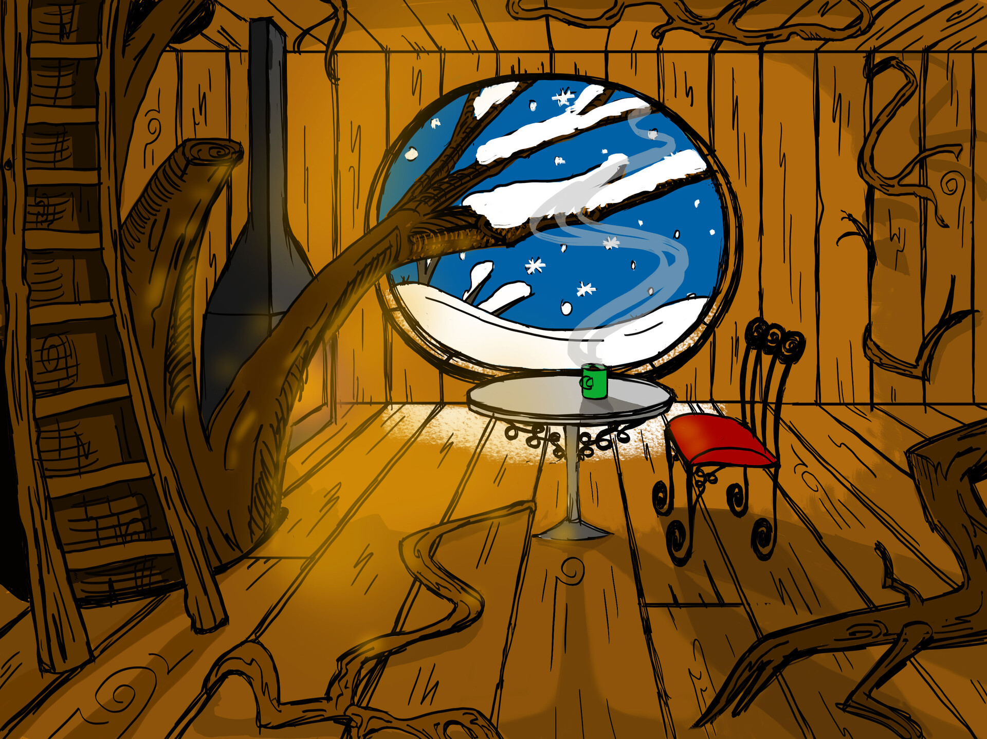 Treehouse Background