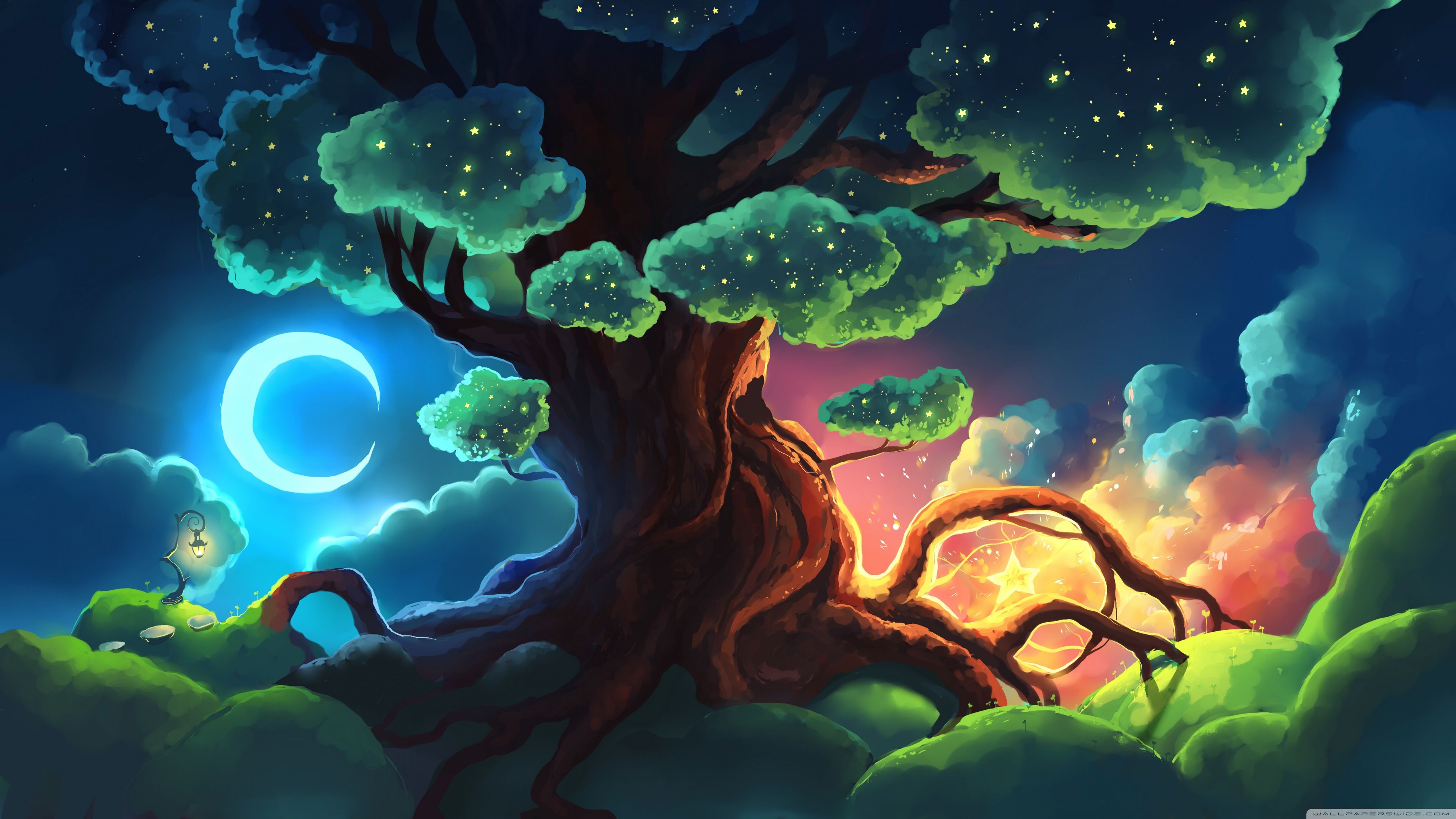 Trees Fantasy Art Wallpapers