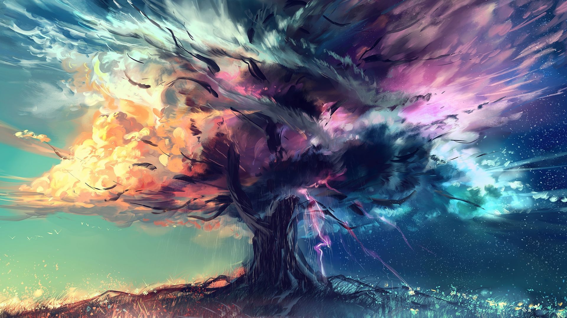 Trees Fantasy Art Wallpapers