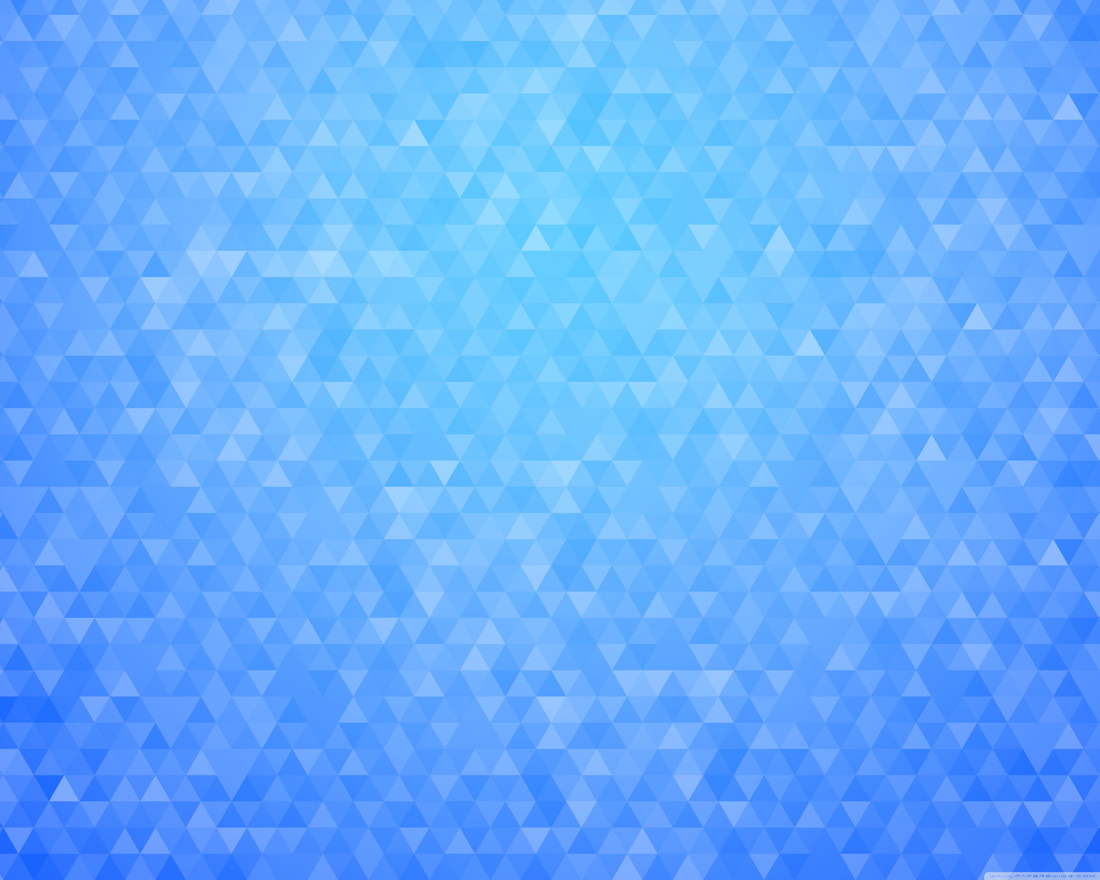 Triangle 8K Blue Pattern Wallpapers