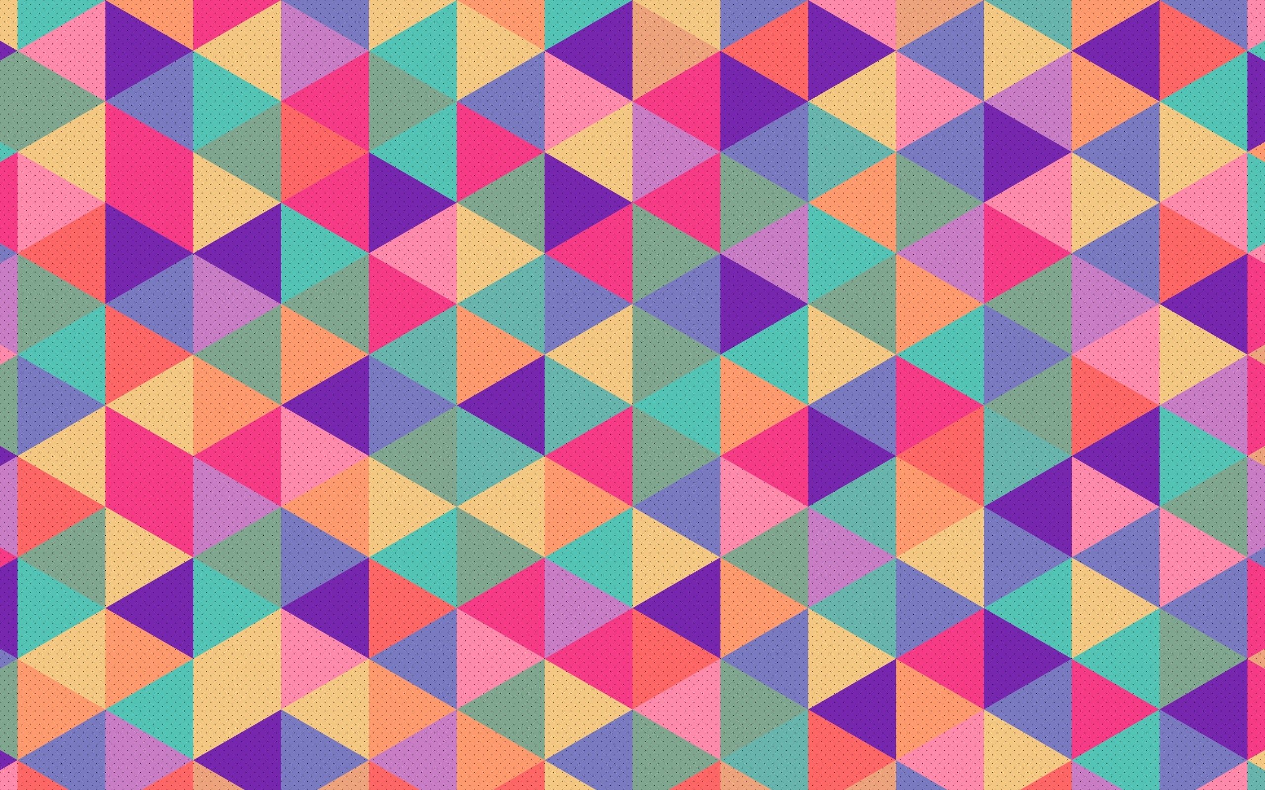 Triangle Colorful Pattern Wallpapers