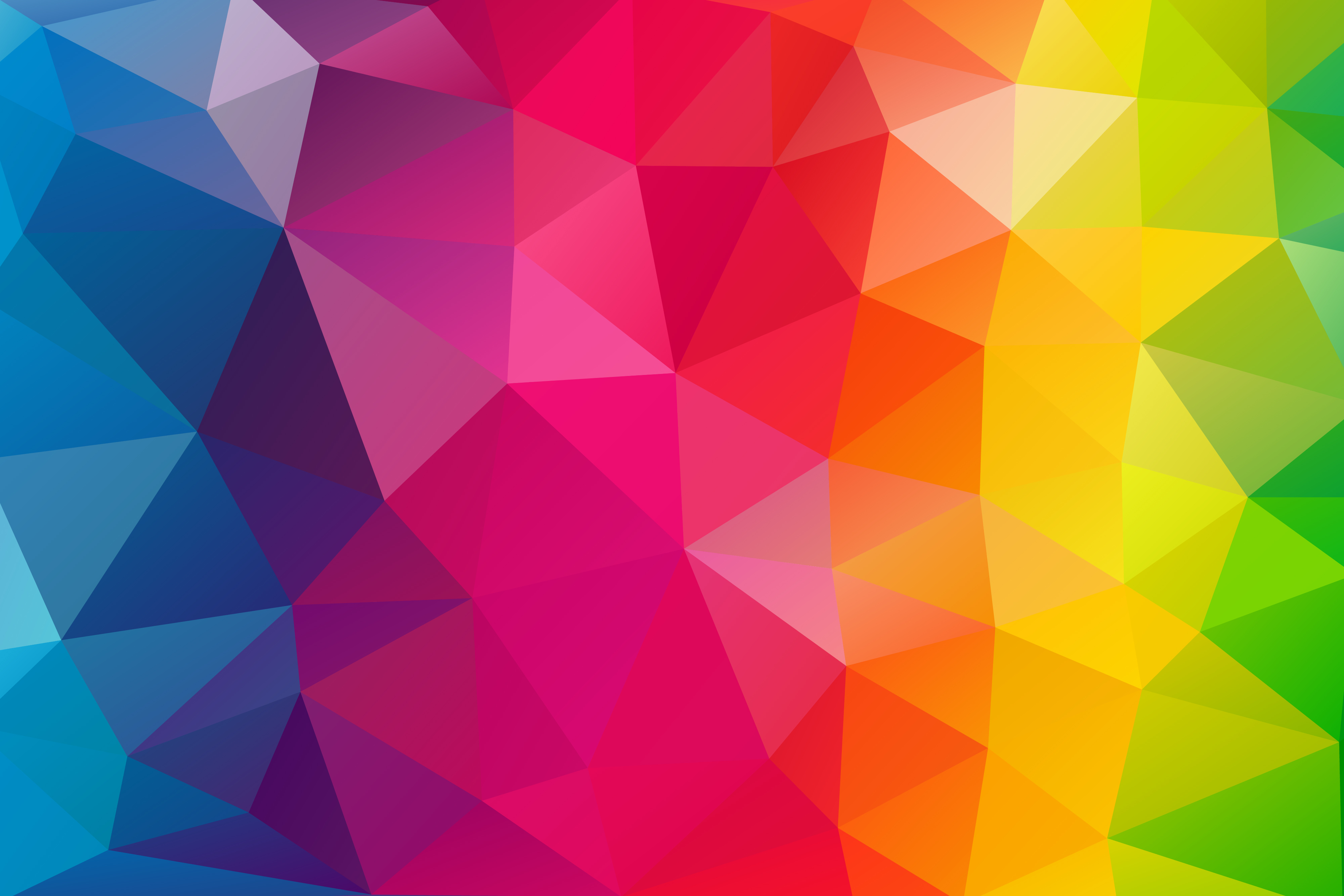 Triangle Colorful Pattern Wallpapers