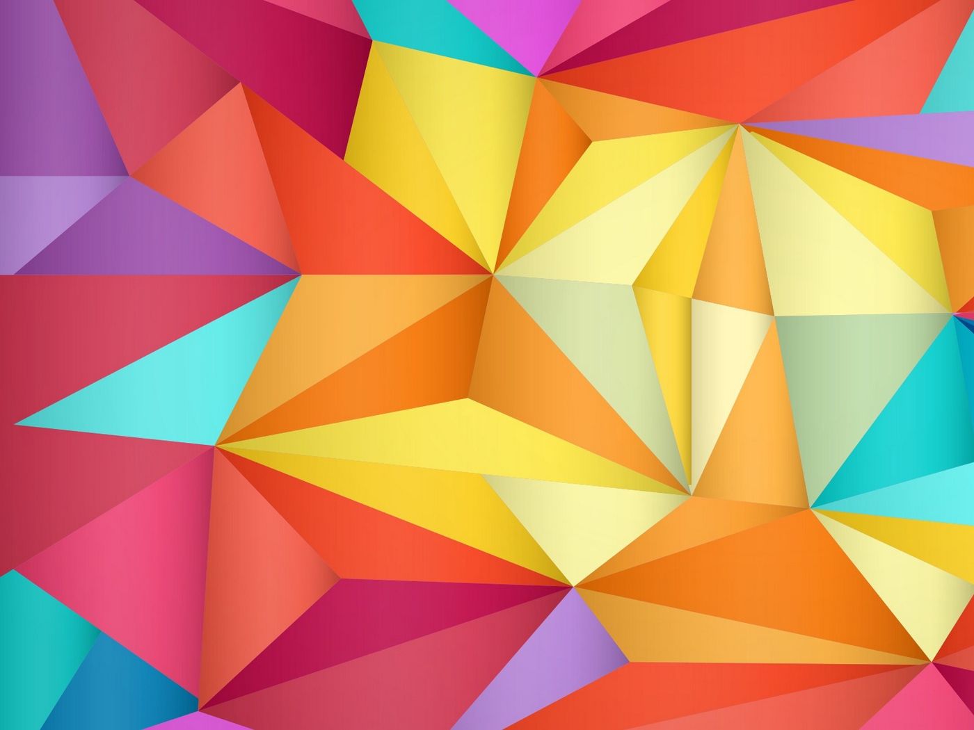 Triangle Colorful Pattern Wallpapers