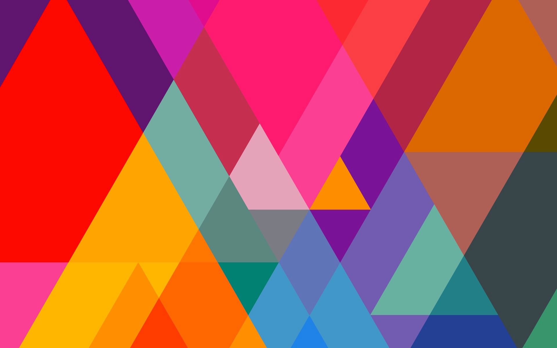 Triangle Colorful Pattern Wallpapers