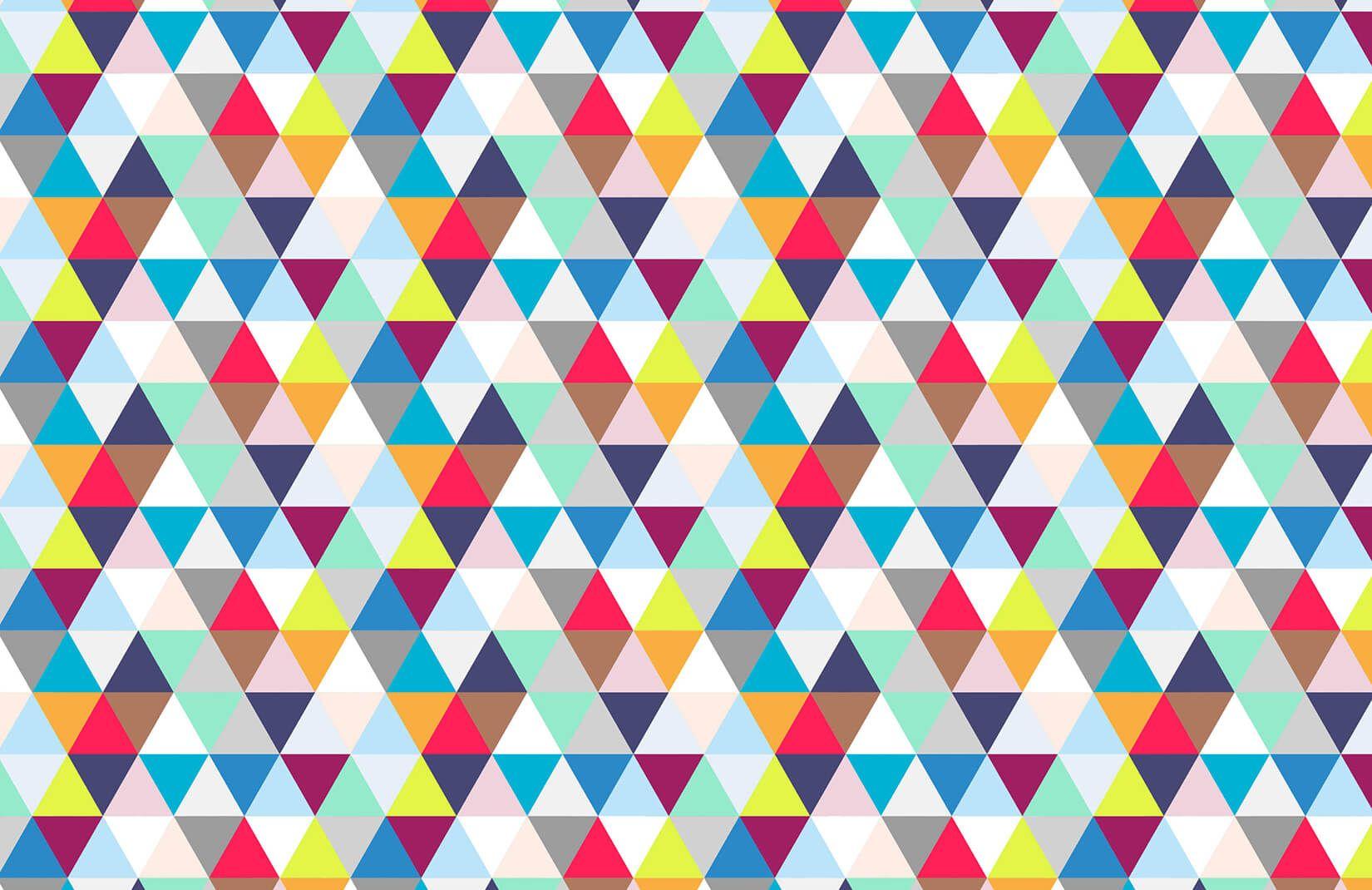 Triangle Colorful Pattern Wallpapers