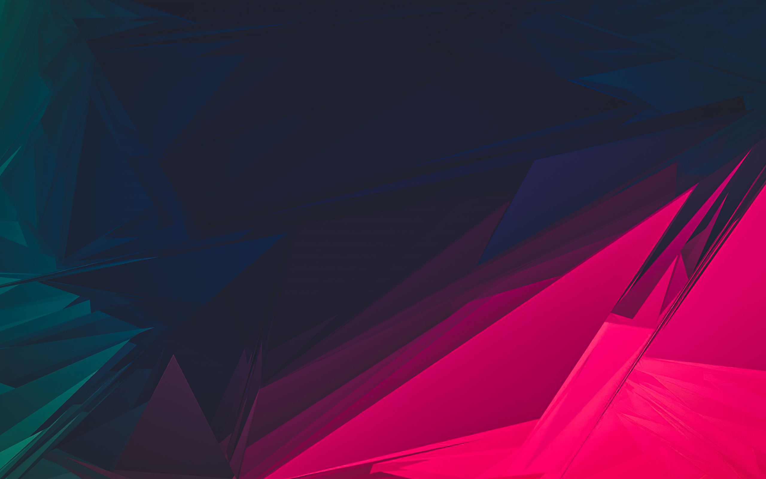 Triangle Geometric Blue Amoled Art 5K Wallpapers