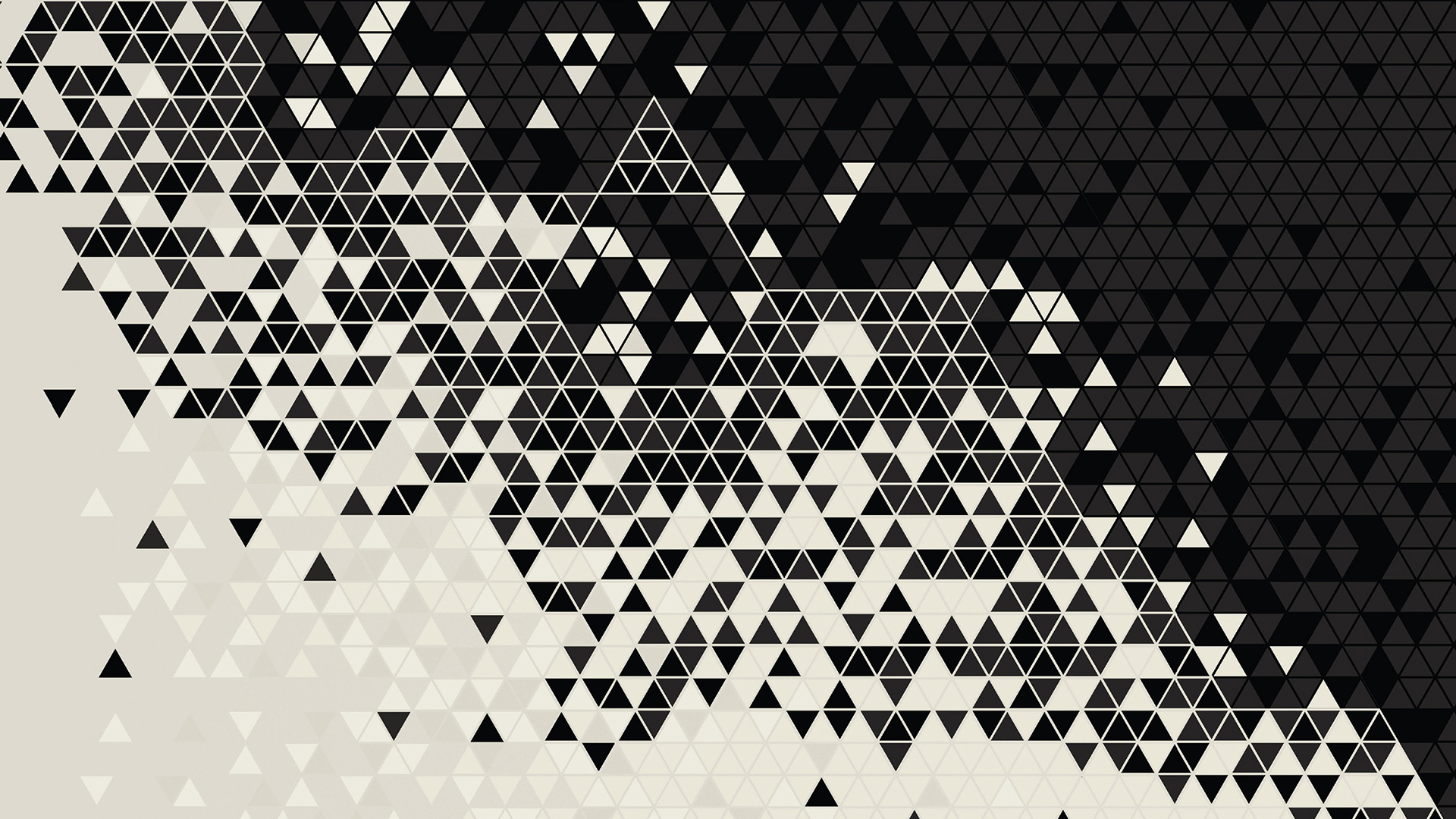 Triangle Pattern Digital Art Wallpapers