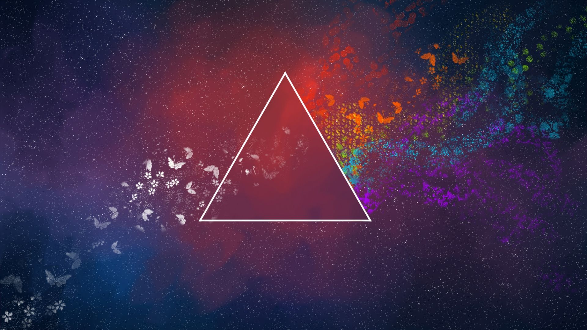 Triangles Abstract Sky Wallpapers