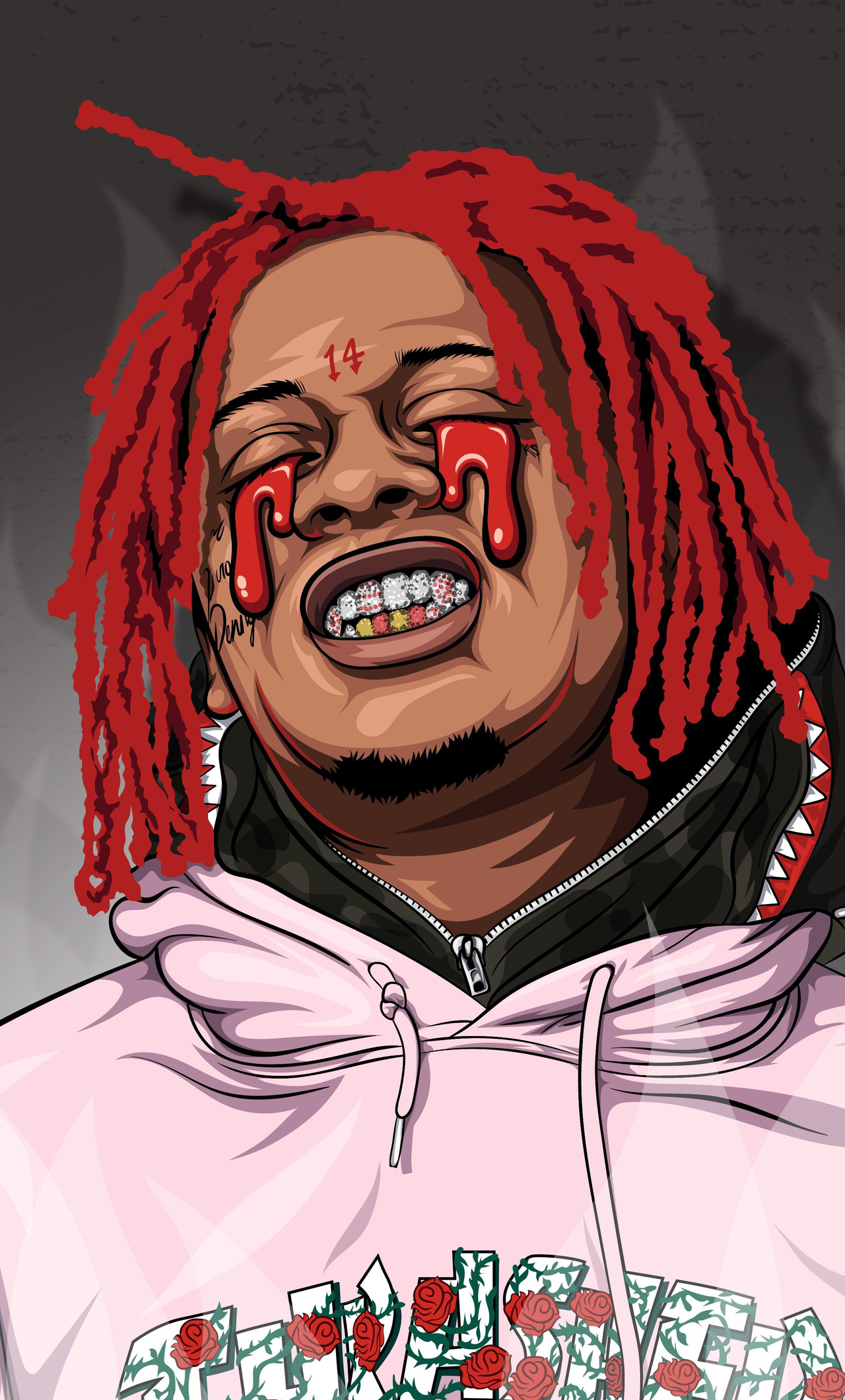 Trippie Redd Cartoon Wallpapers