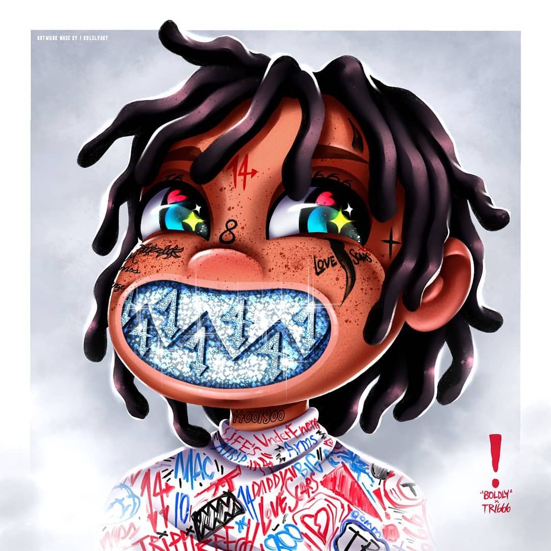 Trippie Redd Cartoon Wallpapers