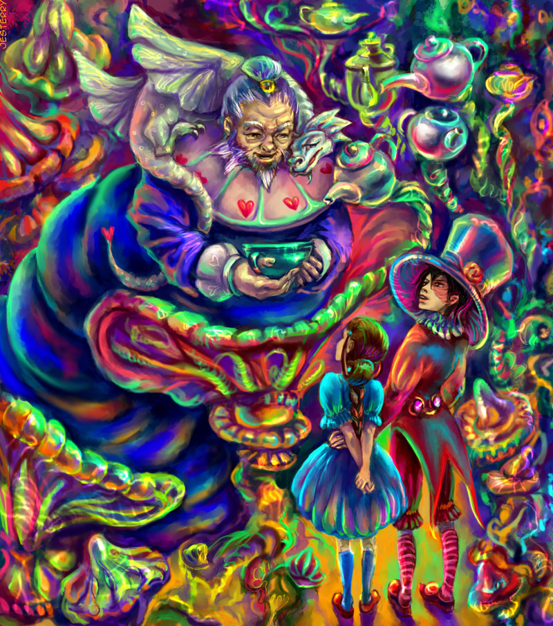 Trippy Alice In Wonderland Art Wallpapers