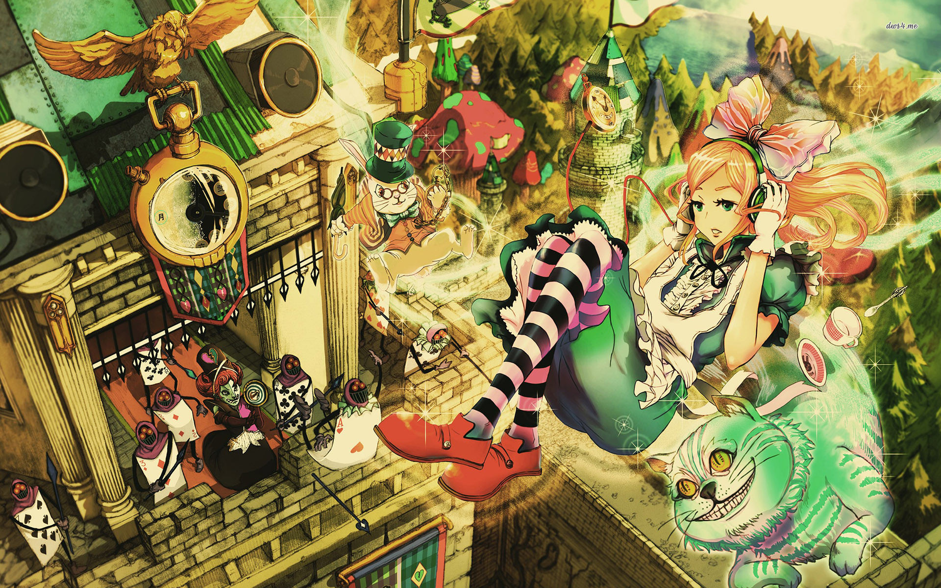 Trippy Alice In Wonderland Art Wallpapers