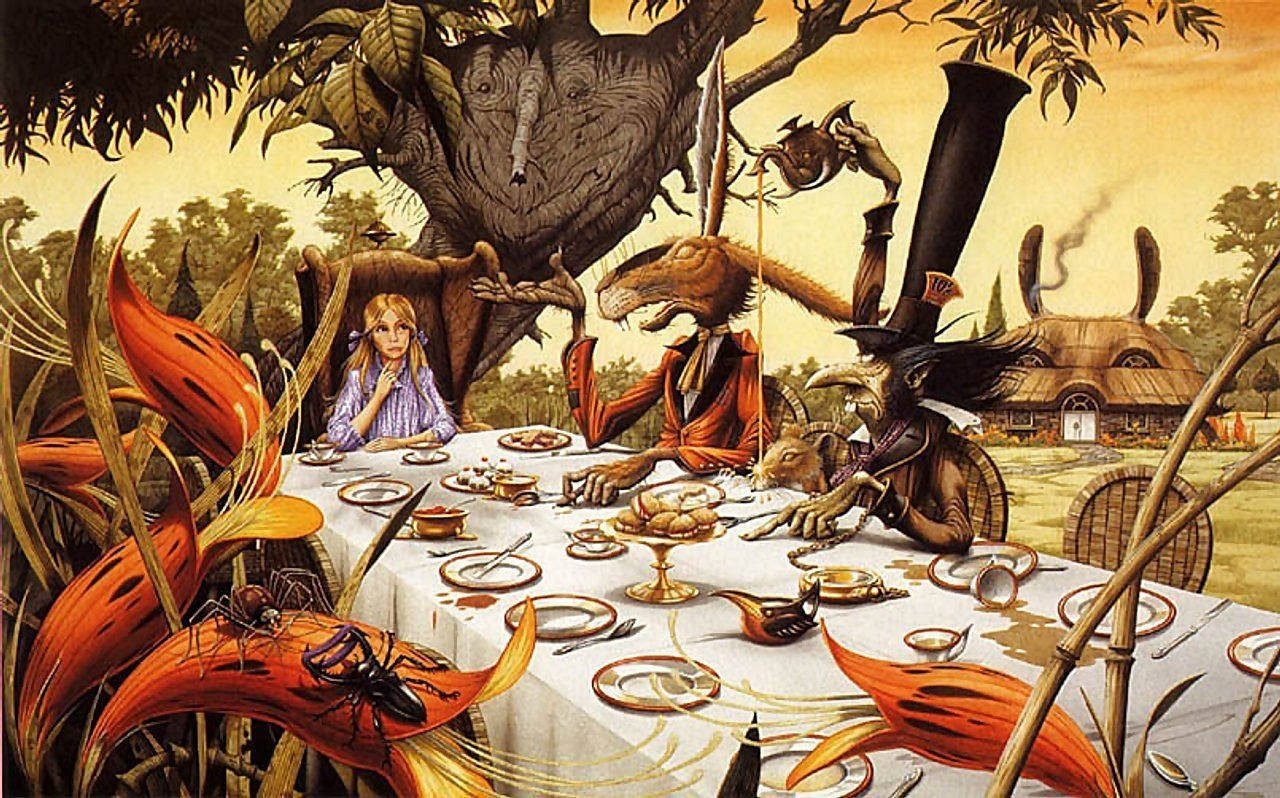 Trippy Alice In Wonderland Art Wallpapers