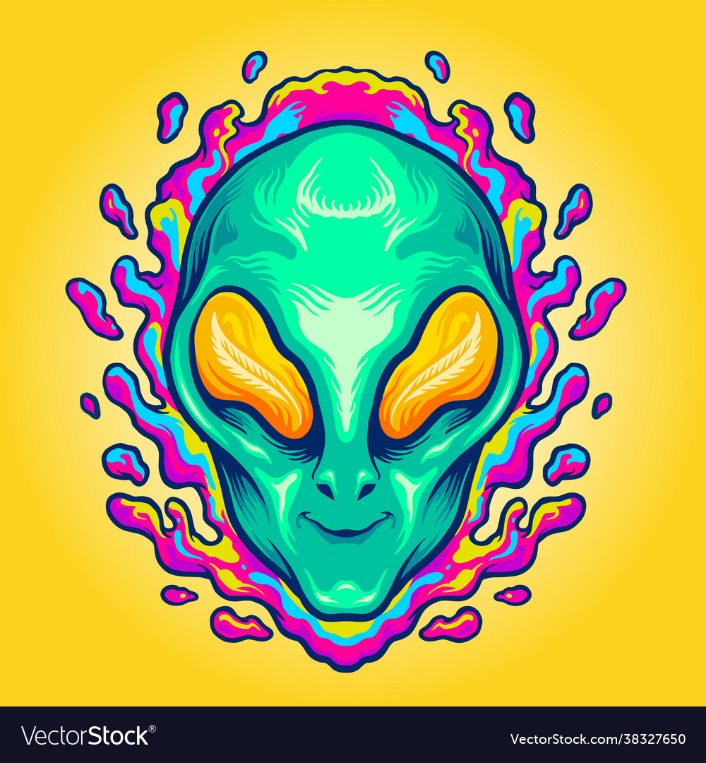 Trippy Alien Hd Wallpapers