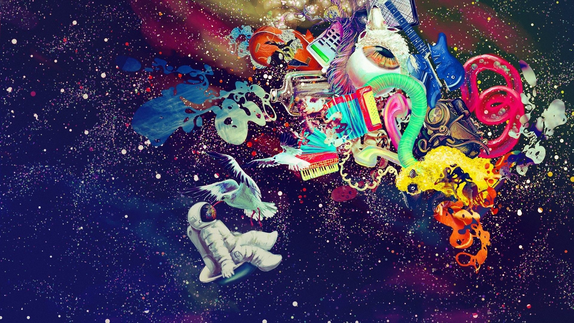 Trippy Alien Hd Wallpapers