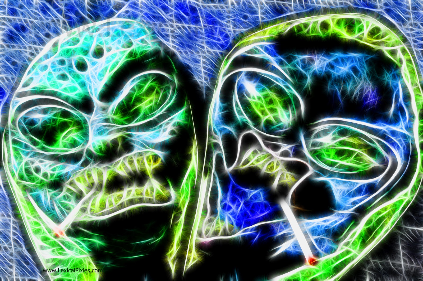 Trippy Alien Hd Wallpapers