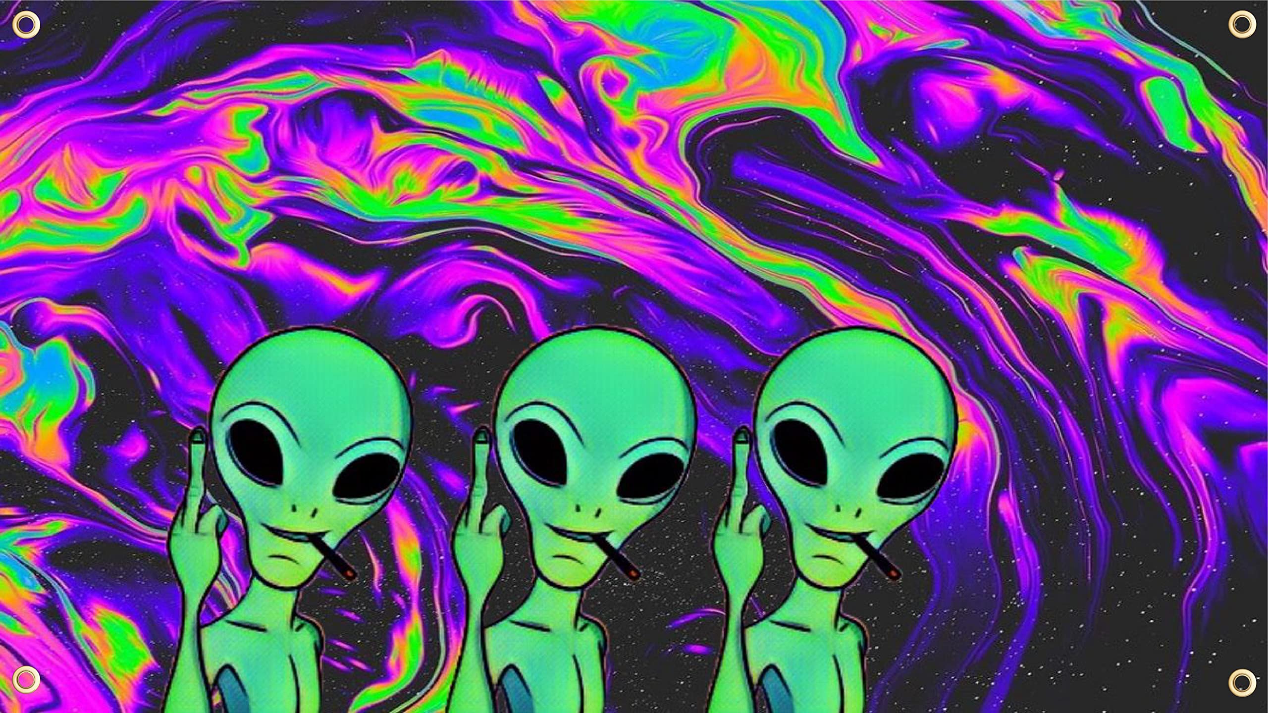 Trippy Alien Hd Wallpapers