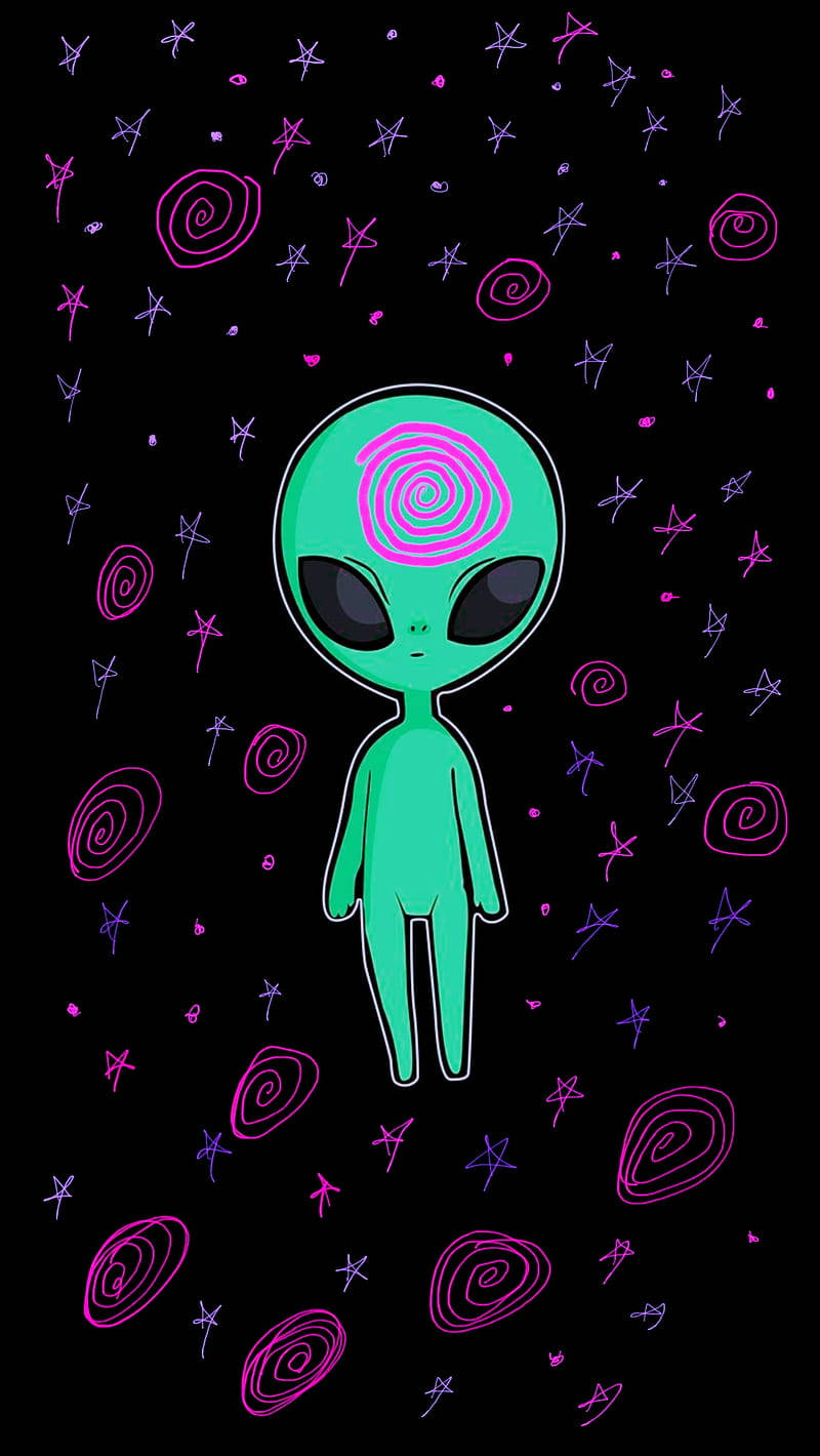 Trippy Alien Hd Wallpapers