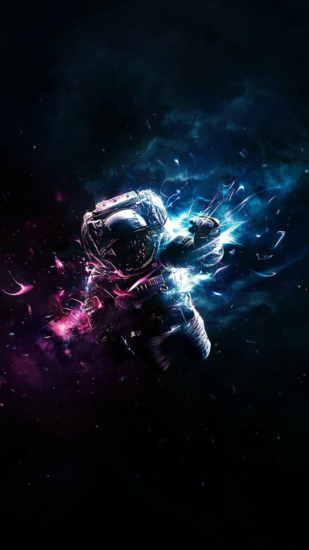 Trippy Art Astronaut In Space Wallpapers