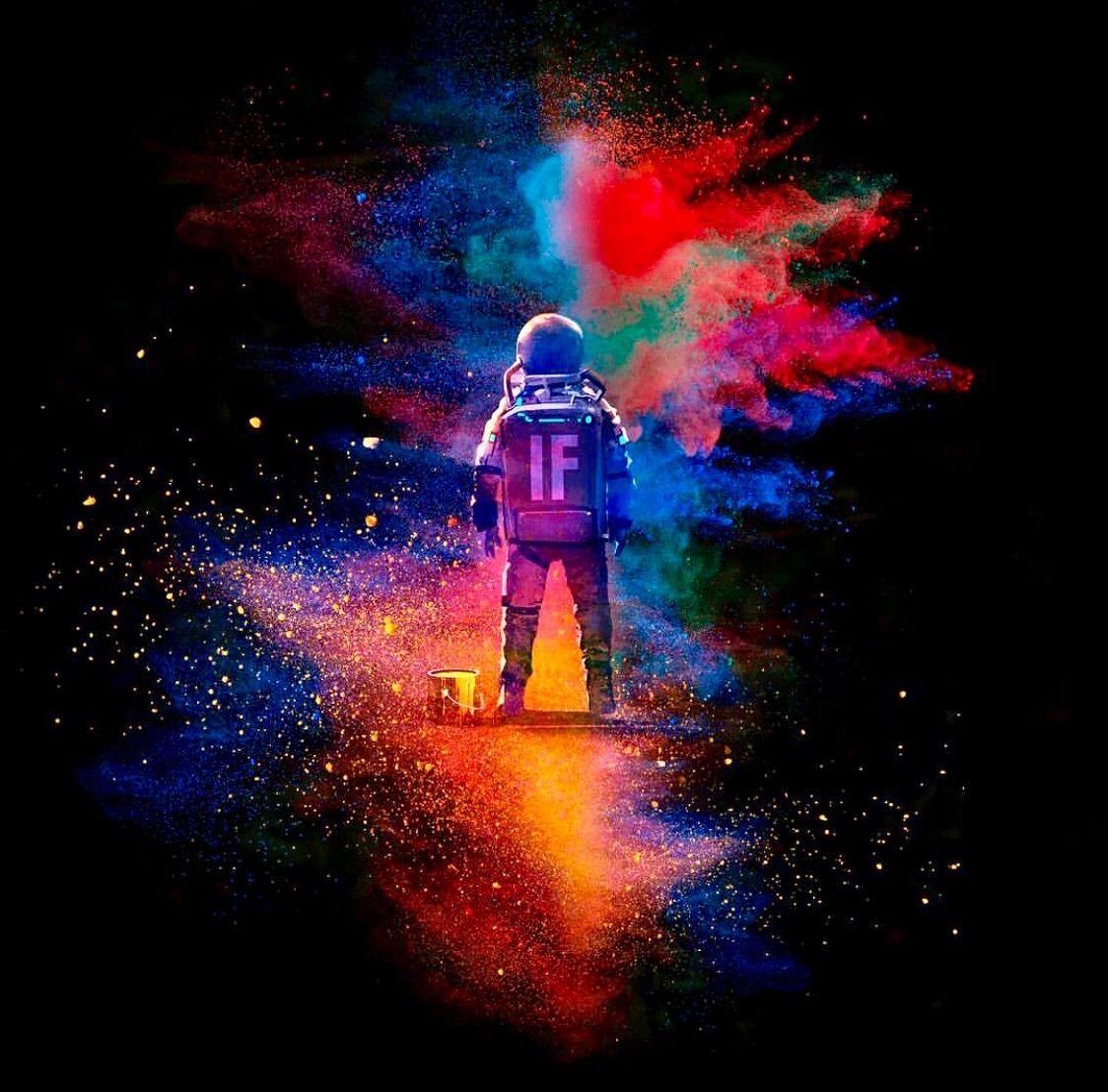 Trippy Art Astronaut In Space Wallpapers