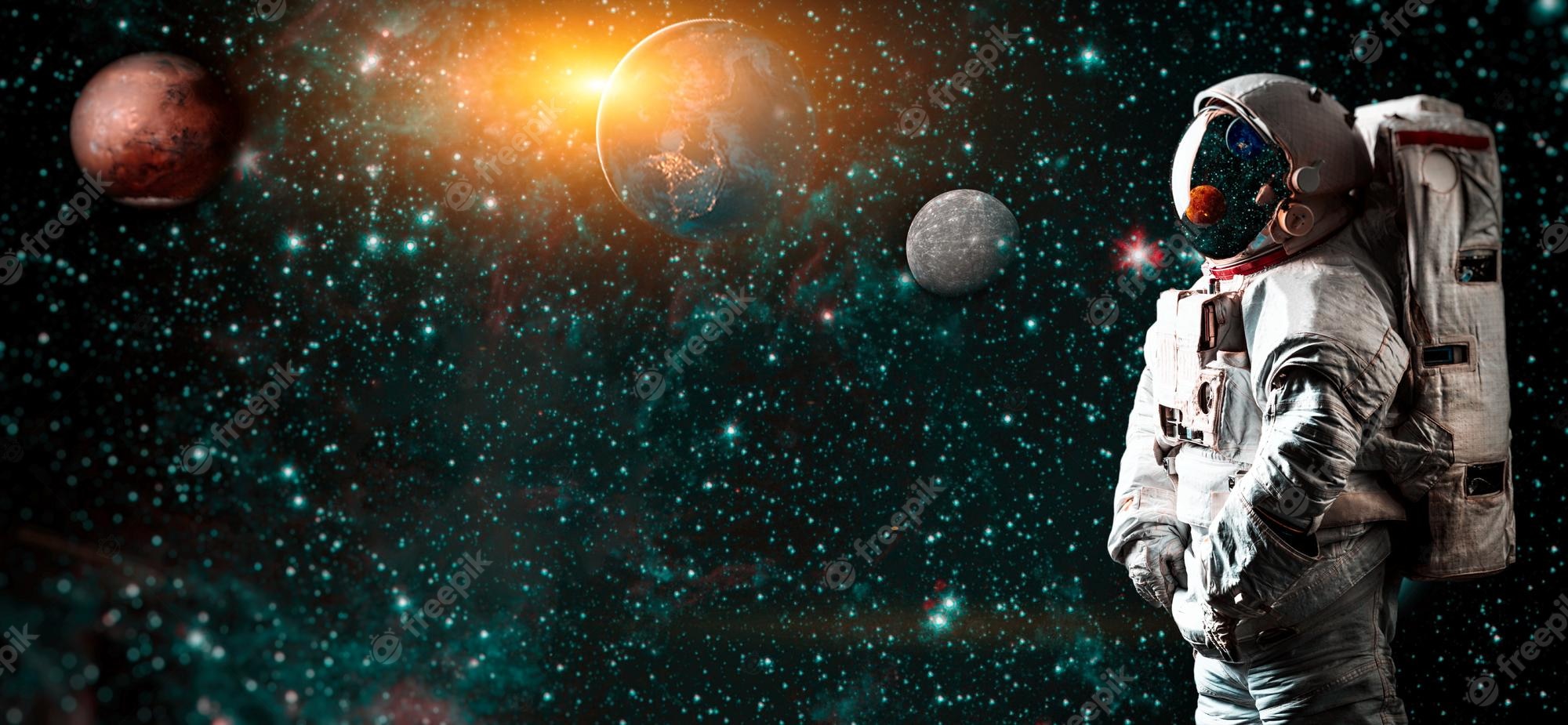 Trippy Art Astronaut In Space Wallpapers