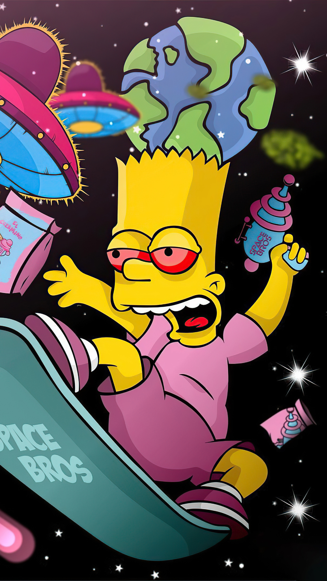 Trippy Bart Simpson Wallpapers