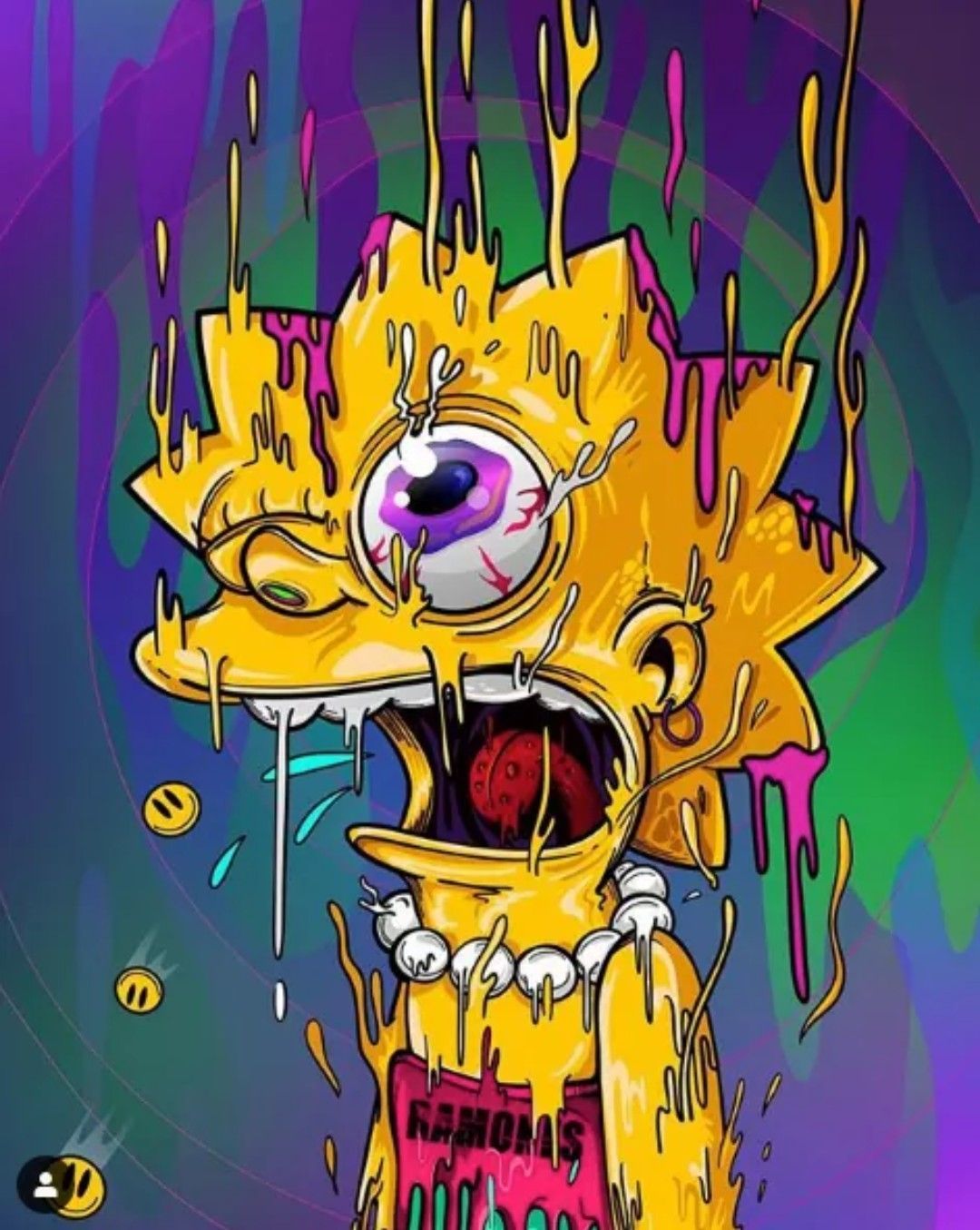 Trippy Bart Simpson Wallpapers