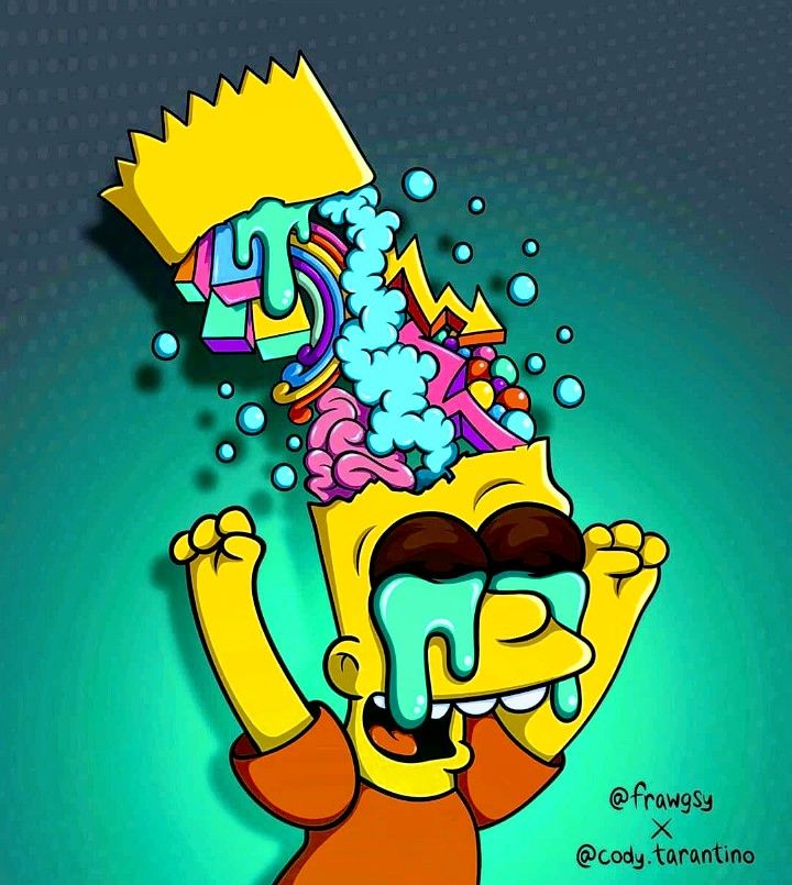 Trippy Bart Simpson Wallpapers