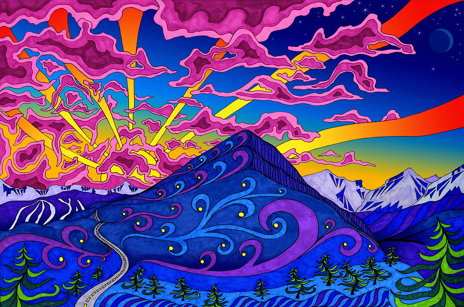 Trippy Drawings Wallpapers