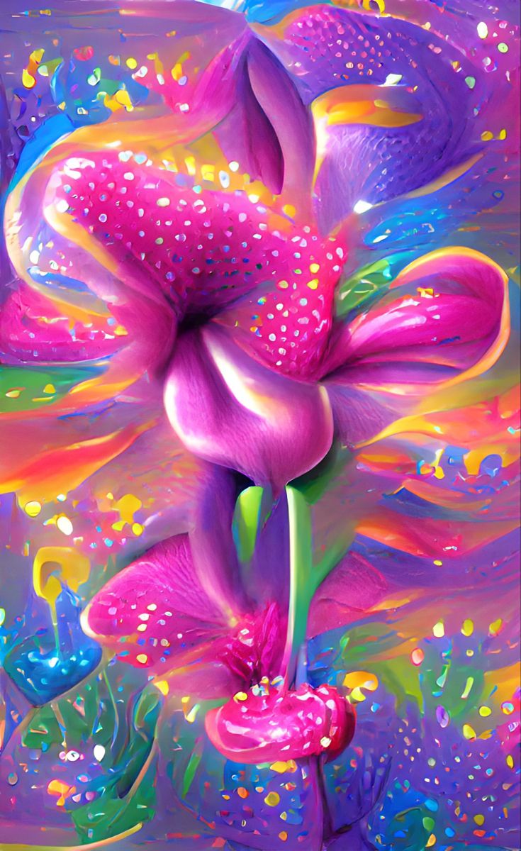 Trippy Flower Wallpapers