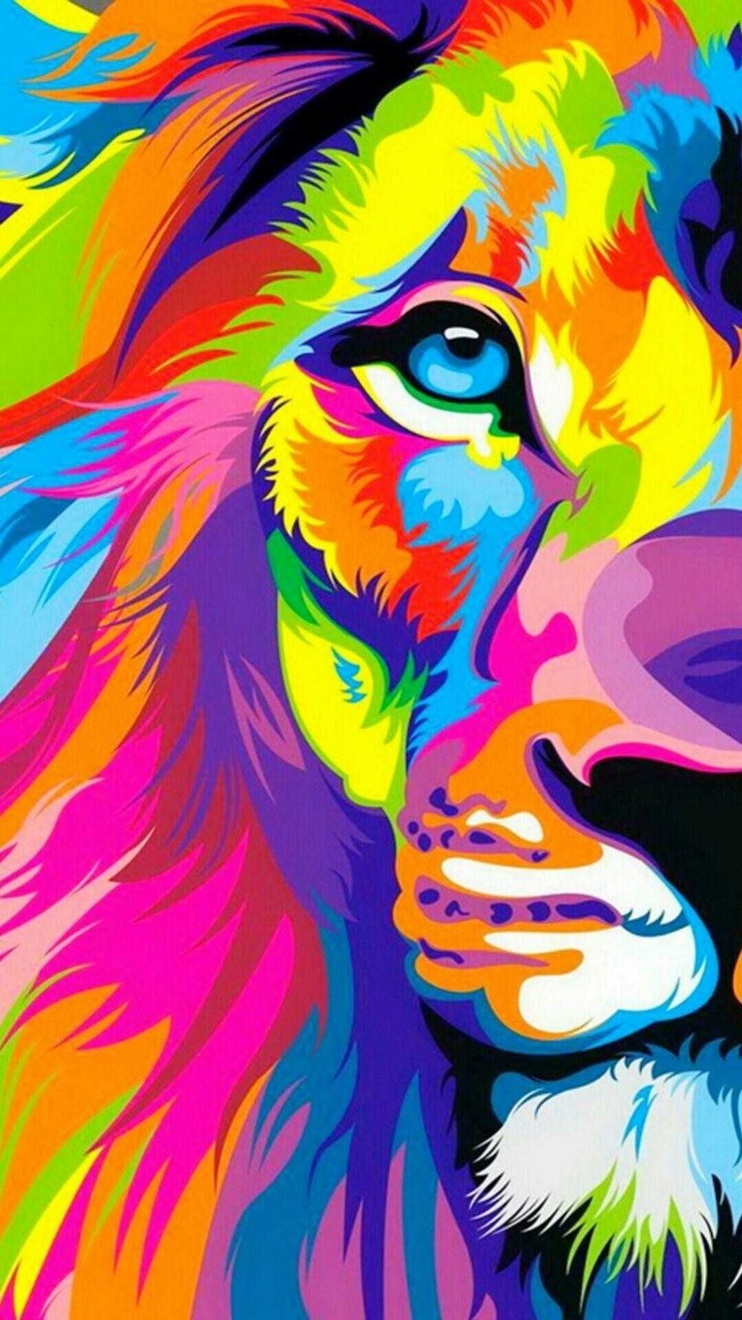 Trippy Lion Wallpapers