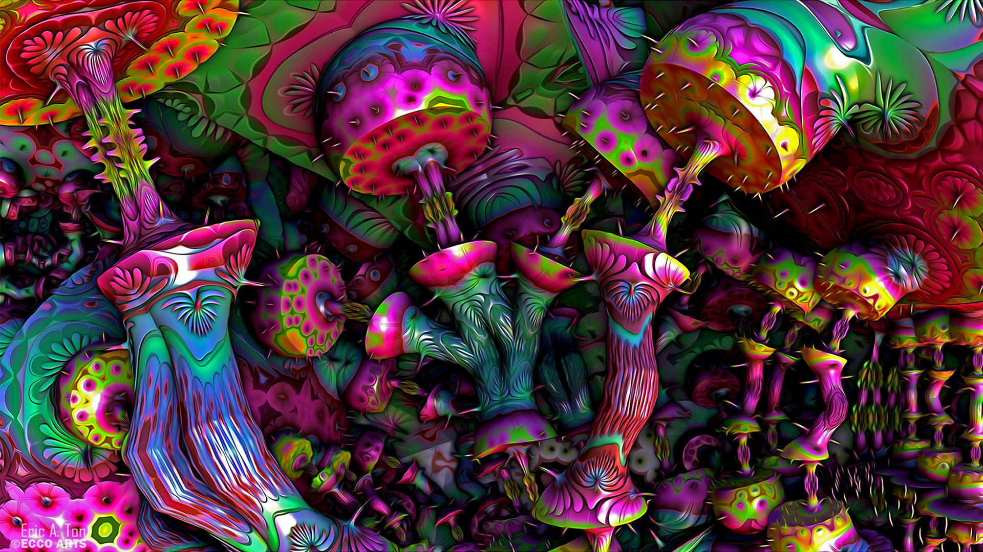 Trippy Mushroom Wallpapers