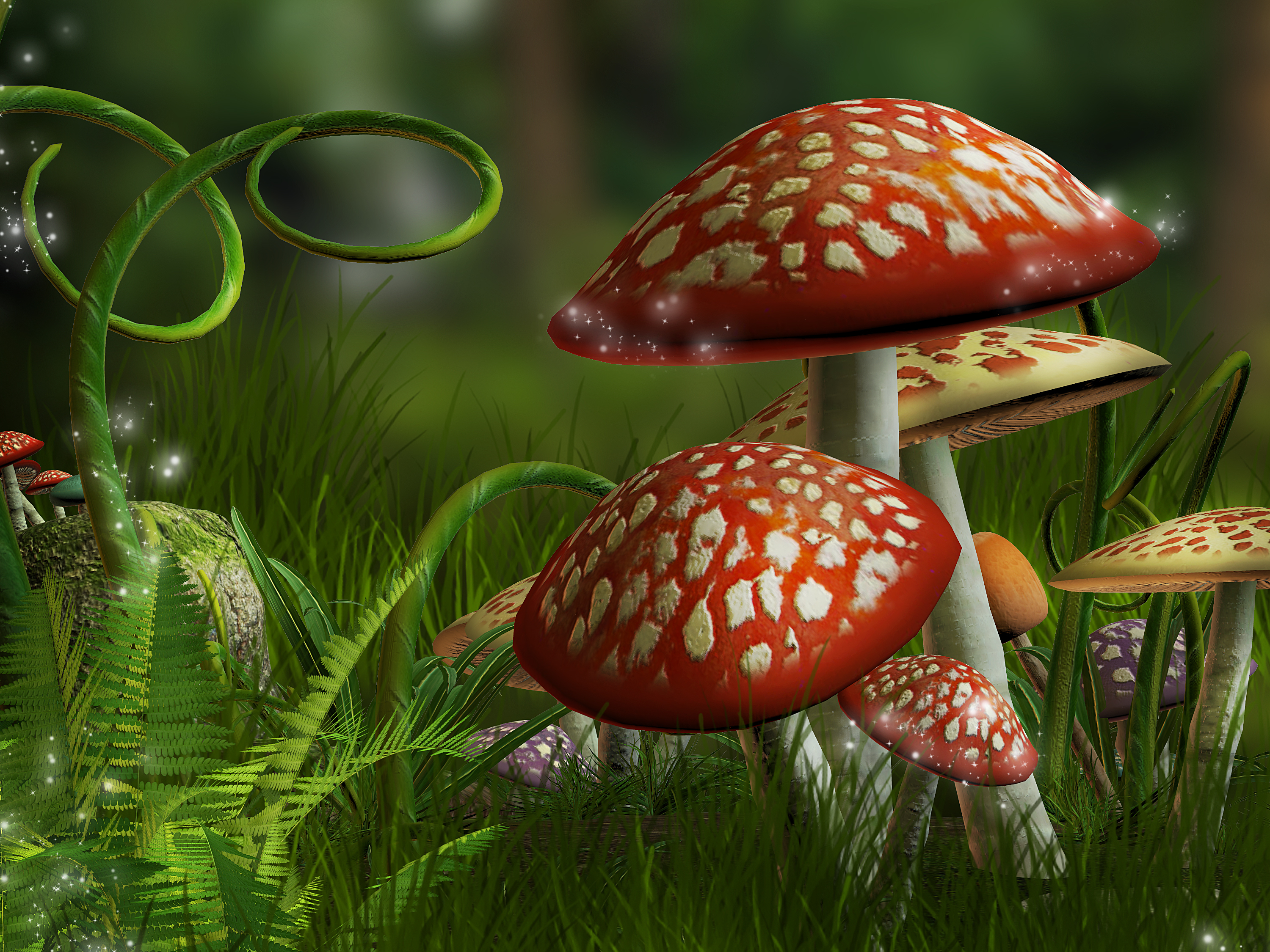 Trippy Mushroom Wallpapers