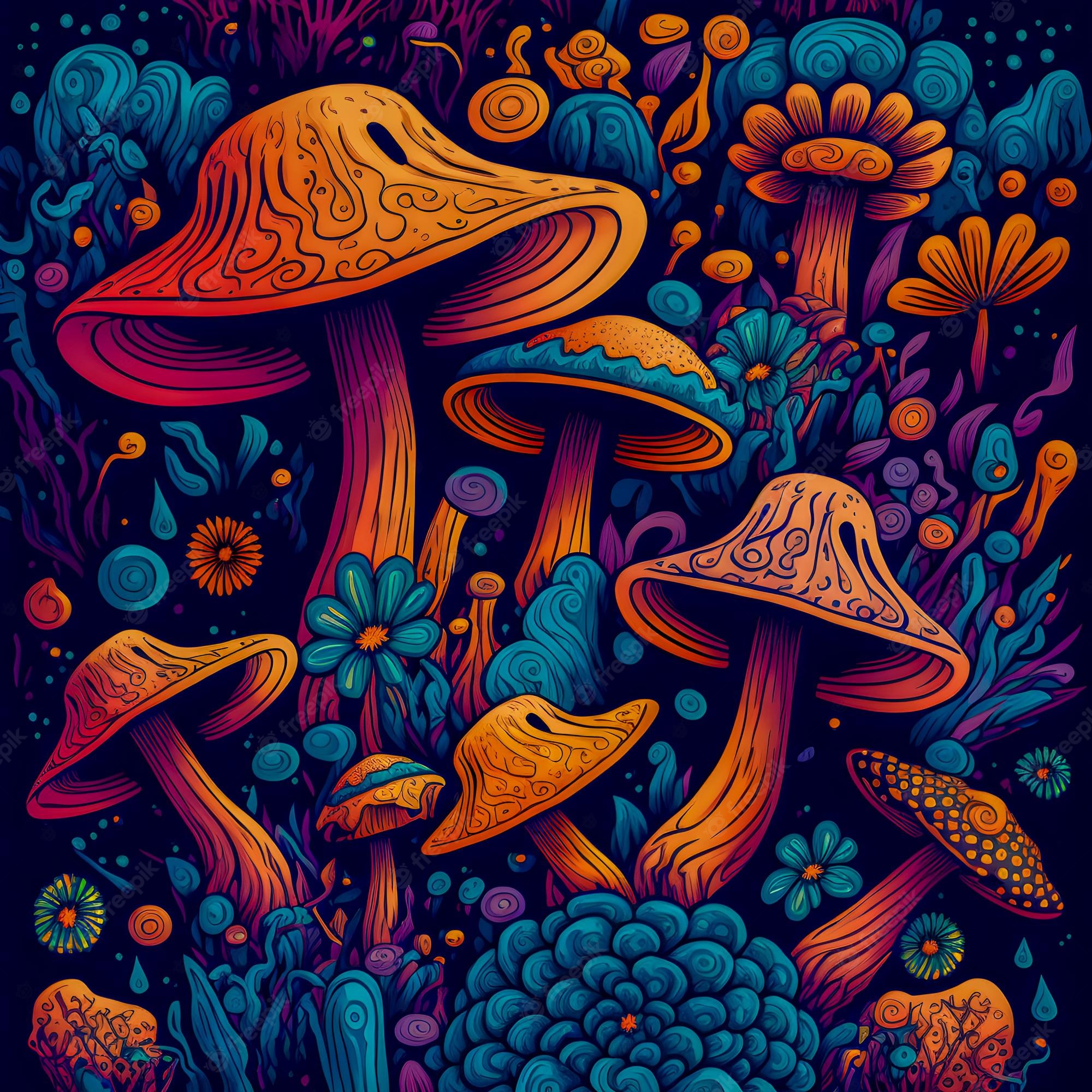 Trippy Mushroom Wallpapers