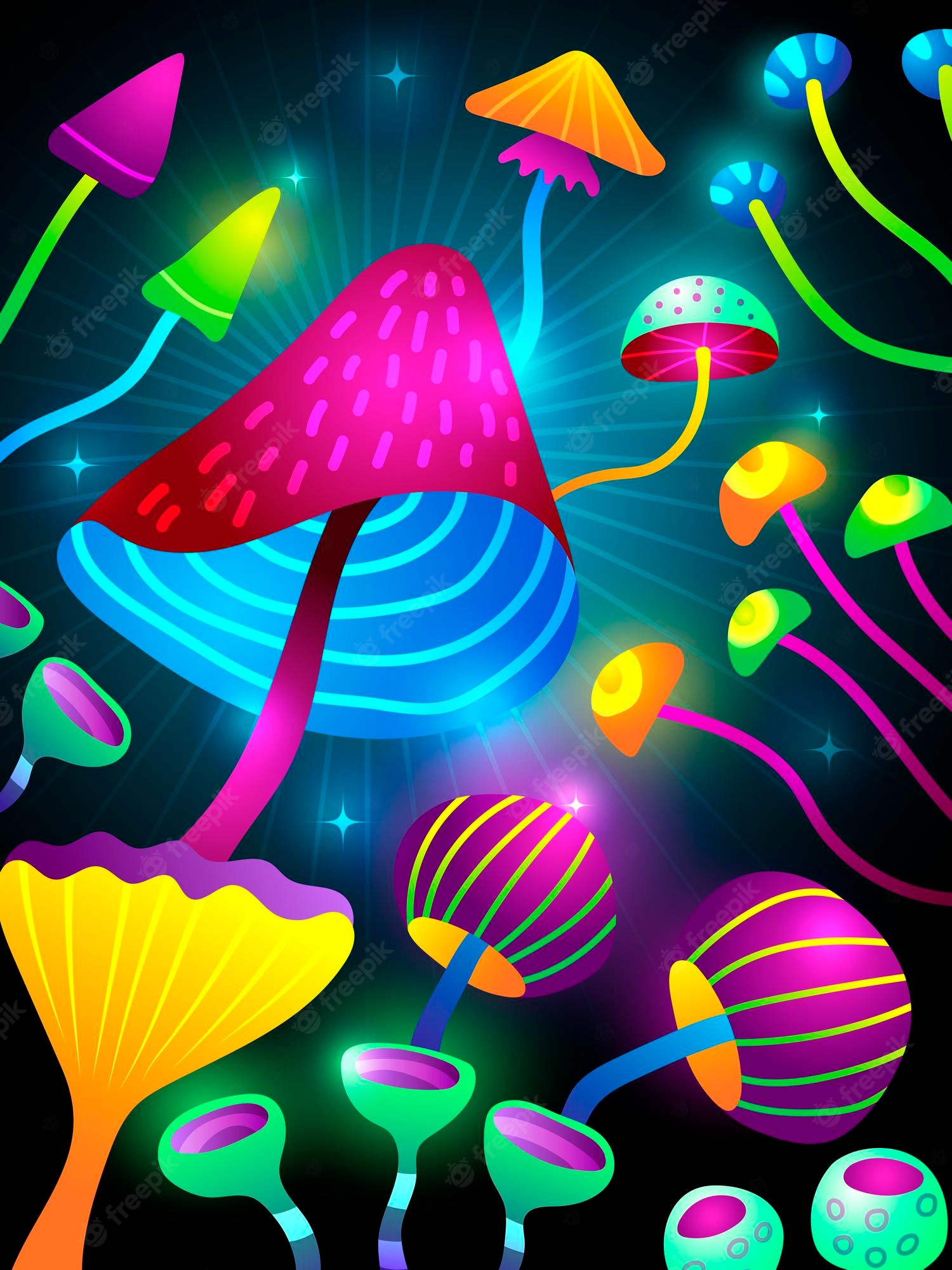 Trippy Mushroom Wallpapers