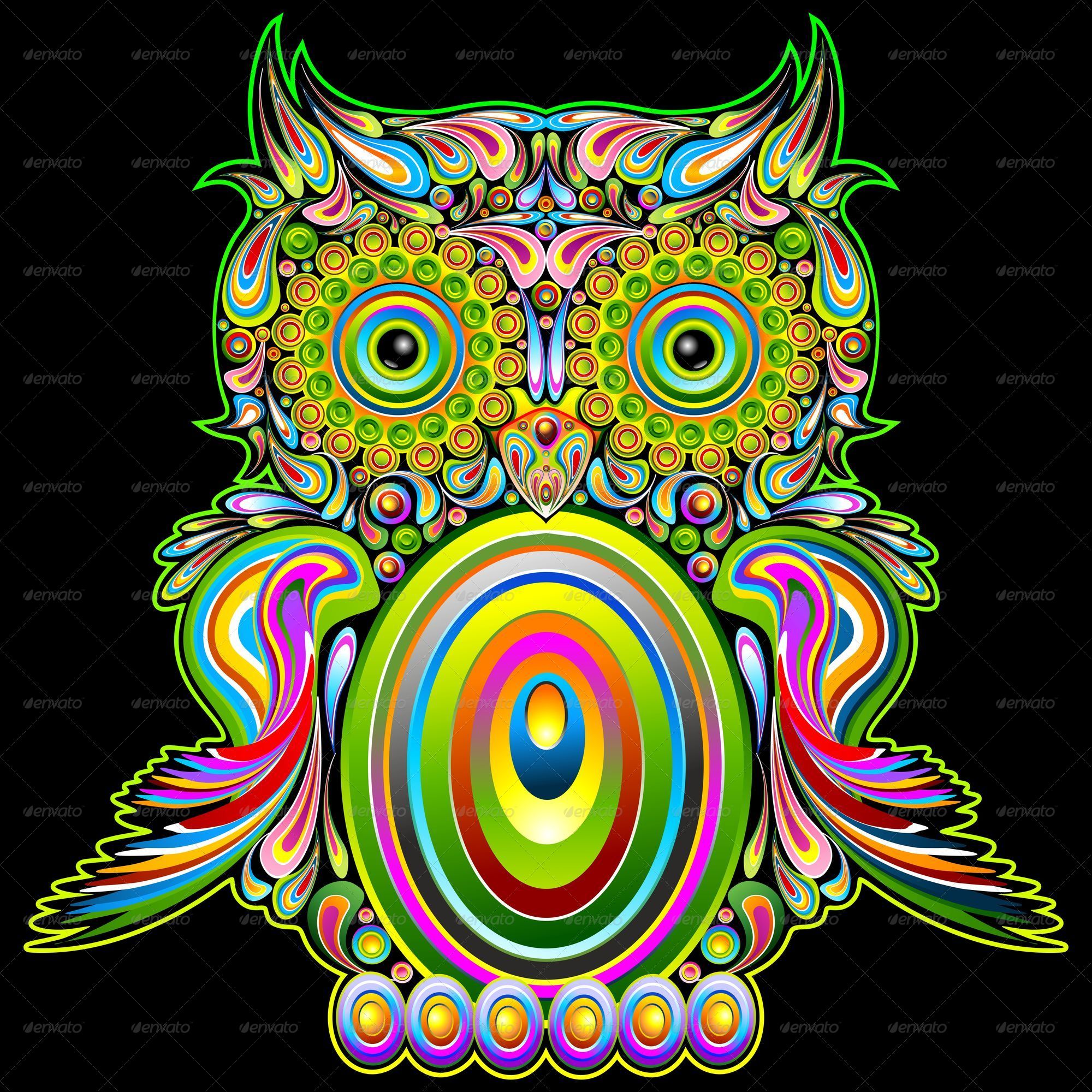 Trippy Owl Wallpapers