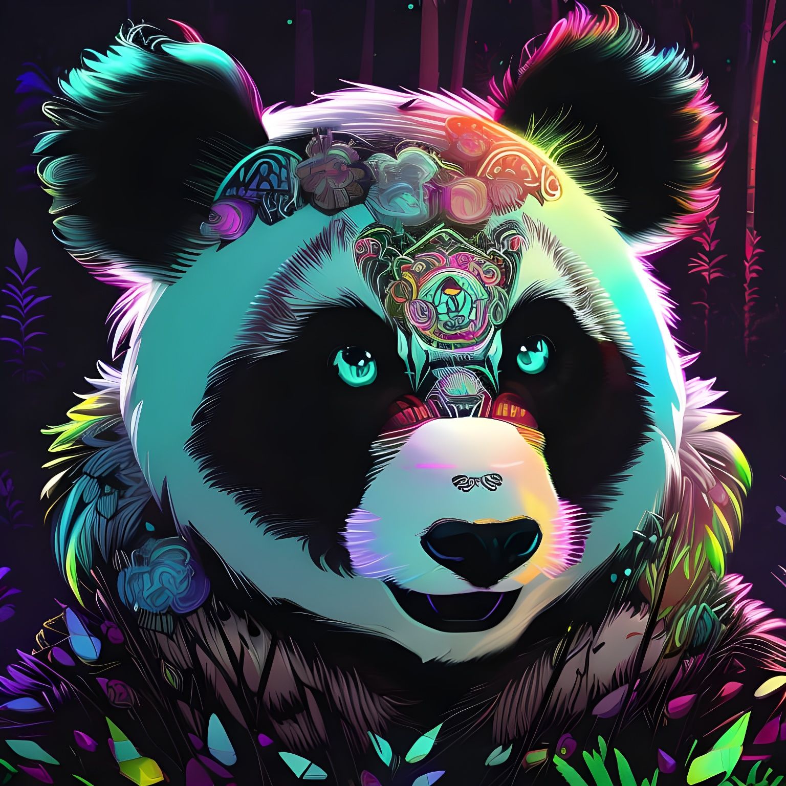 Trippy Panda Wallpapers