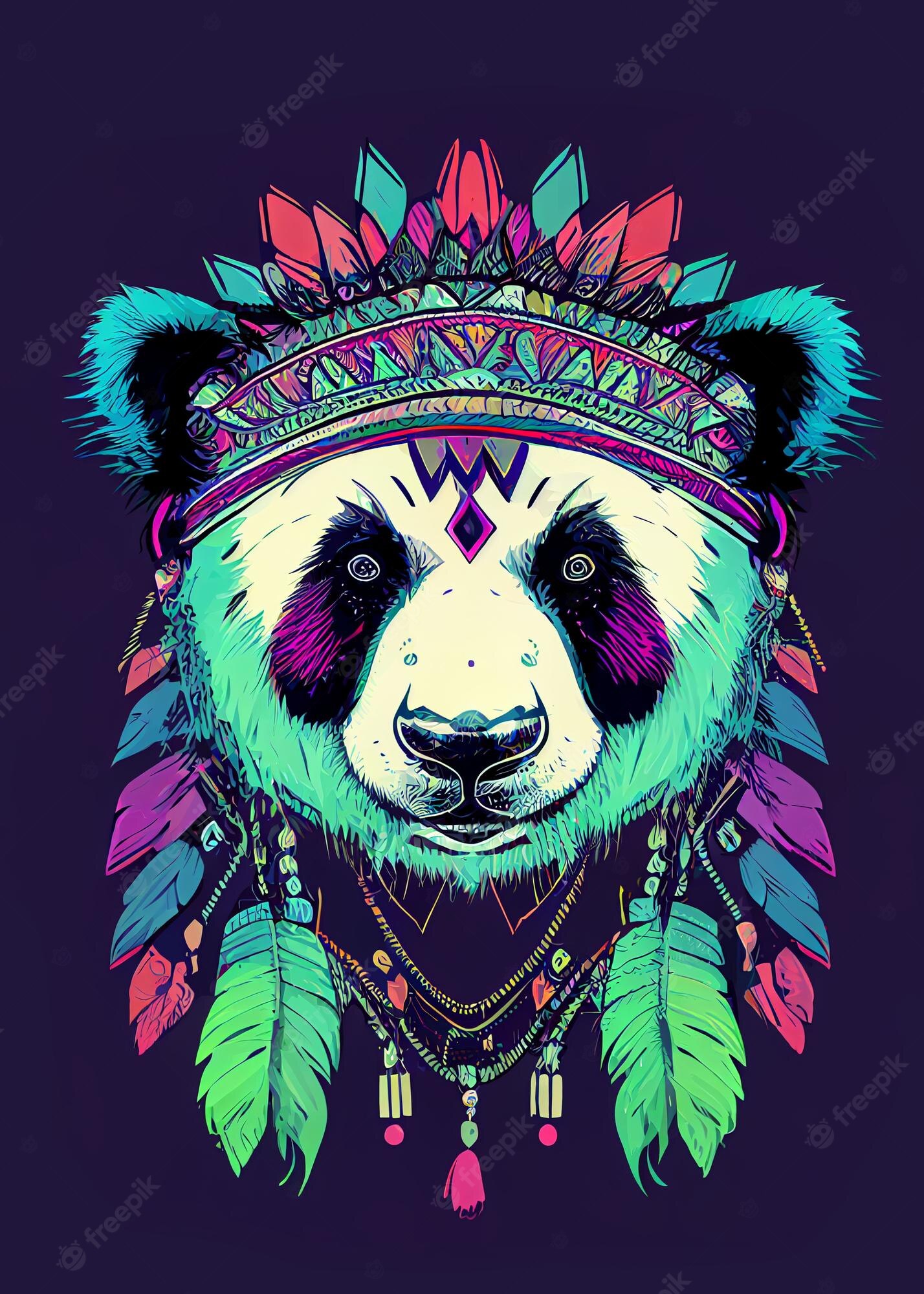 Trippy Panda Wallpapers