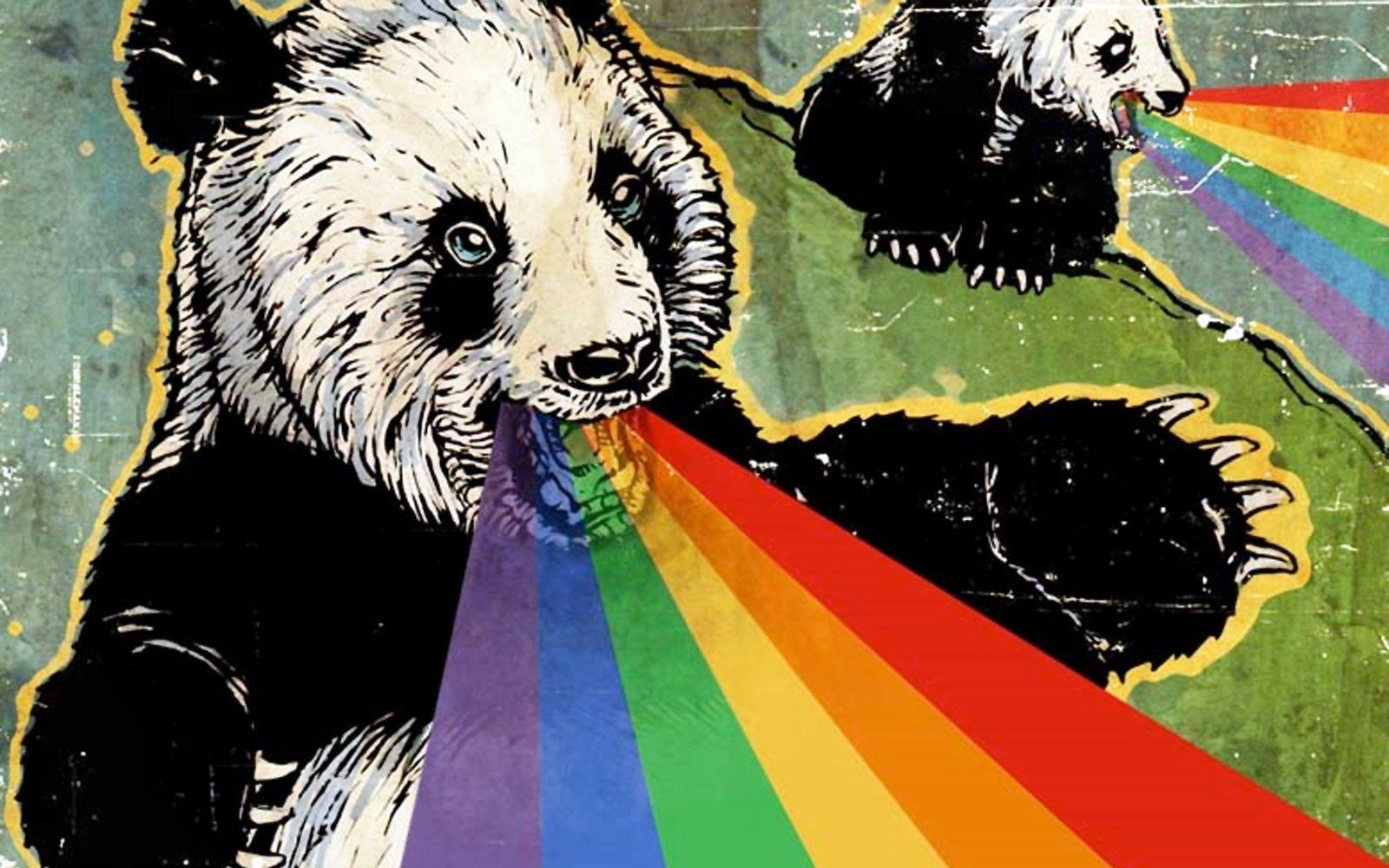 Trippy Panda Wallpapers