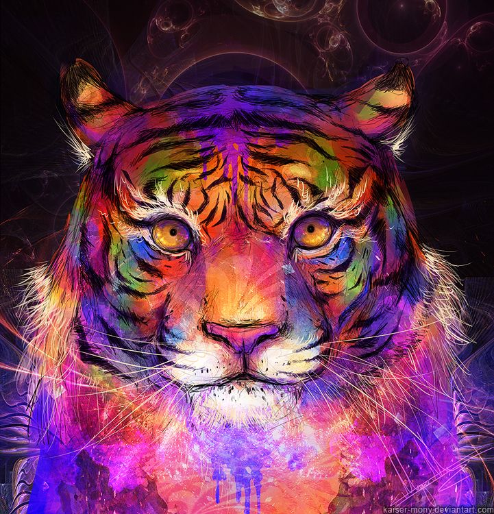 Trippy Tiger Pictures Wallpapers