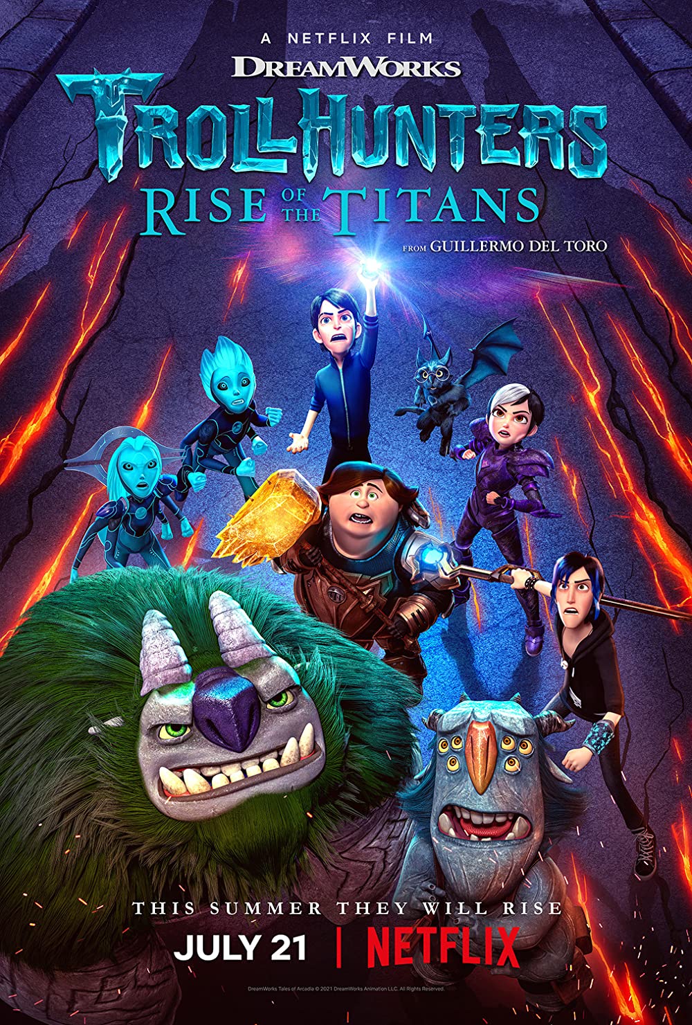 Trollhunters Rise Of The Titans 2021 Wallpapers