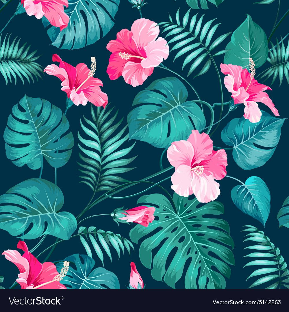 Tropical Floral Background