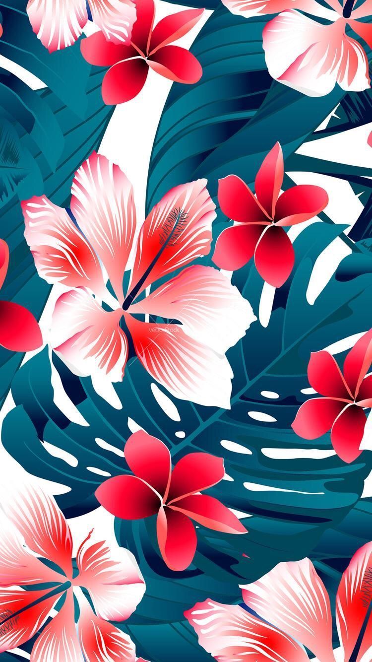 Tropical Floral Background