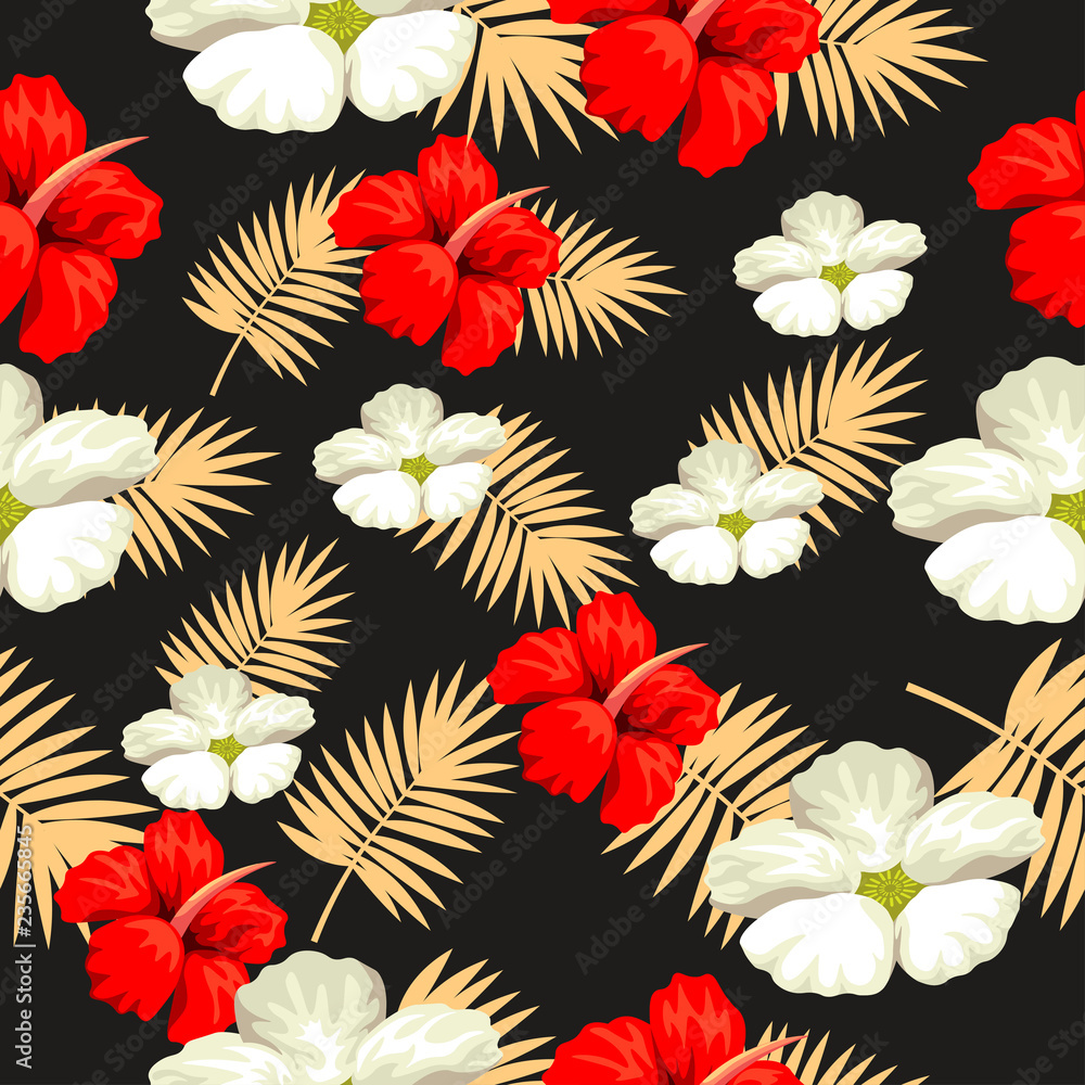 Tropical Floral Background
