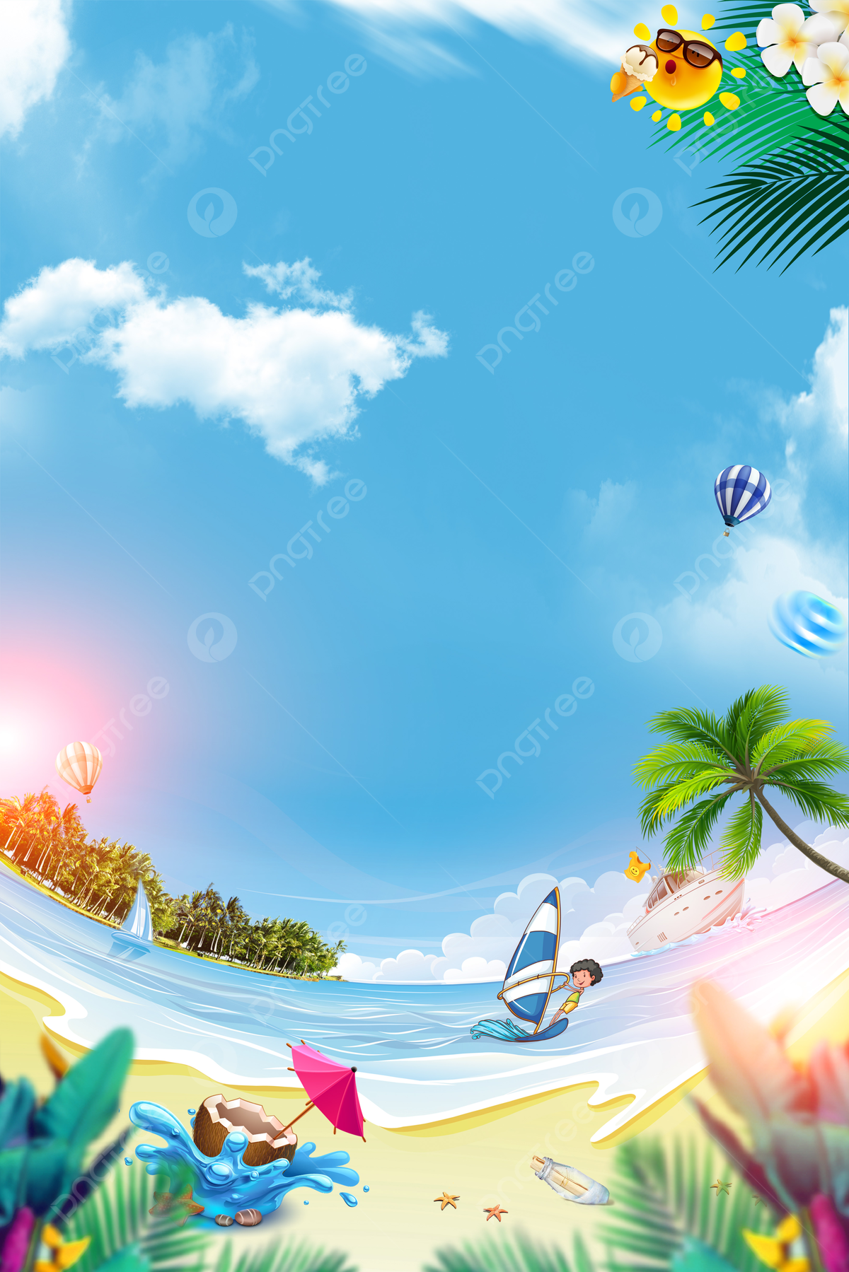 Tropical Summer Backgrounds