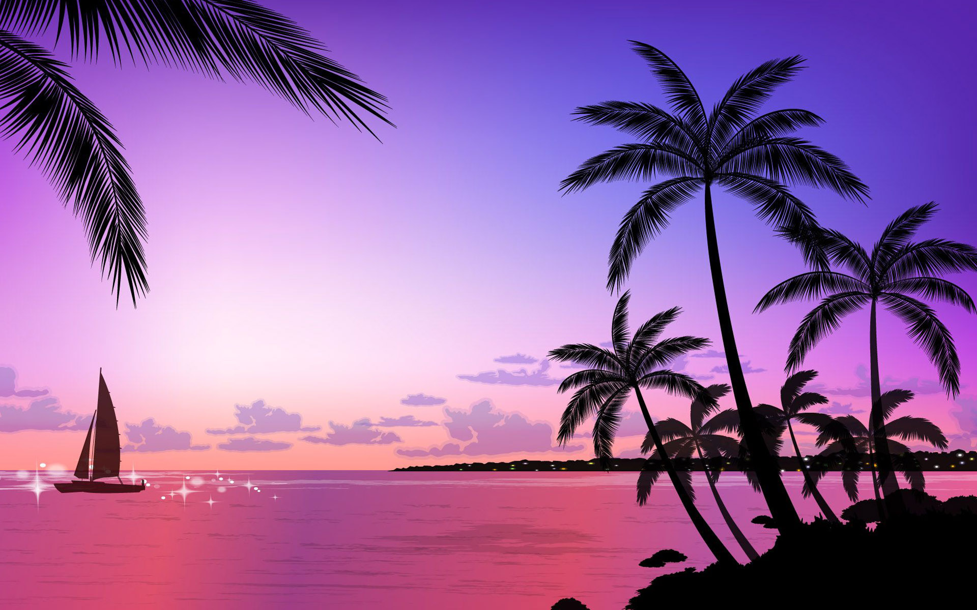 Tropical Sunset Wallpapers