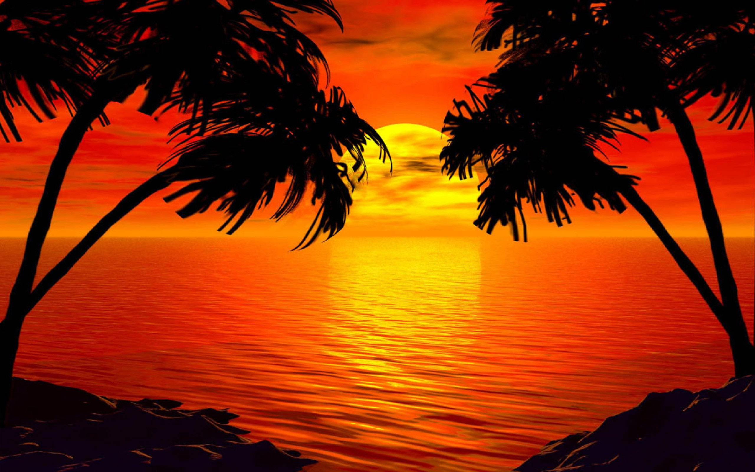 Tropical Sunset Wallpapers