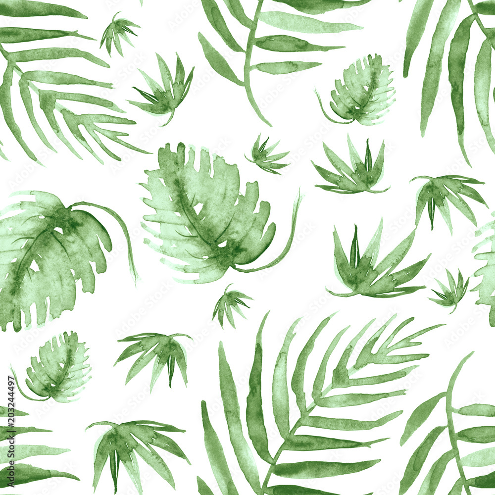 Tropical Watercolor Background